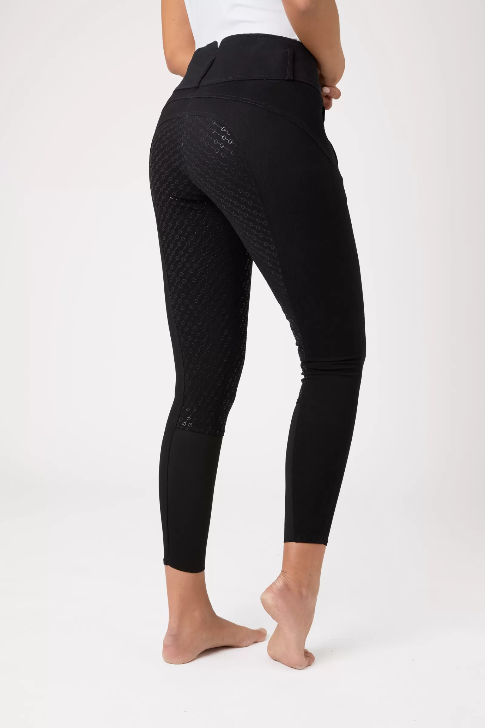 horze Pantalon D'équitation Anti-Derapant Silicone Daniela, Femme< Pantalons D'équitation Fond Integral
