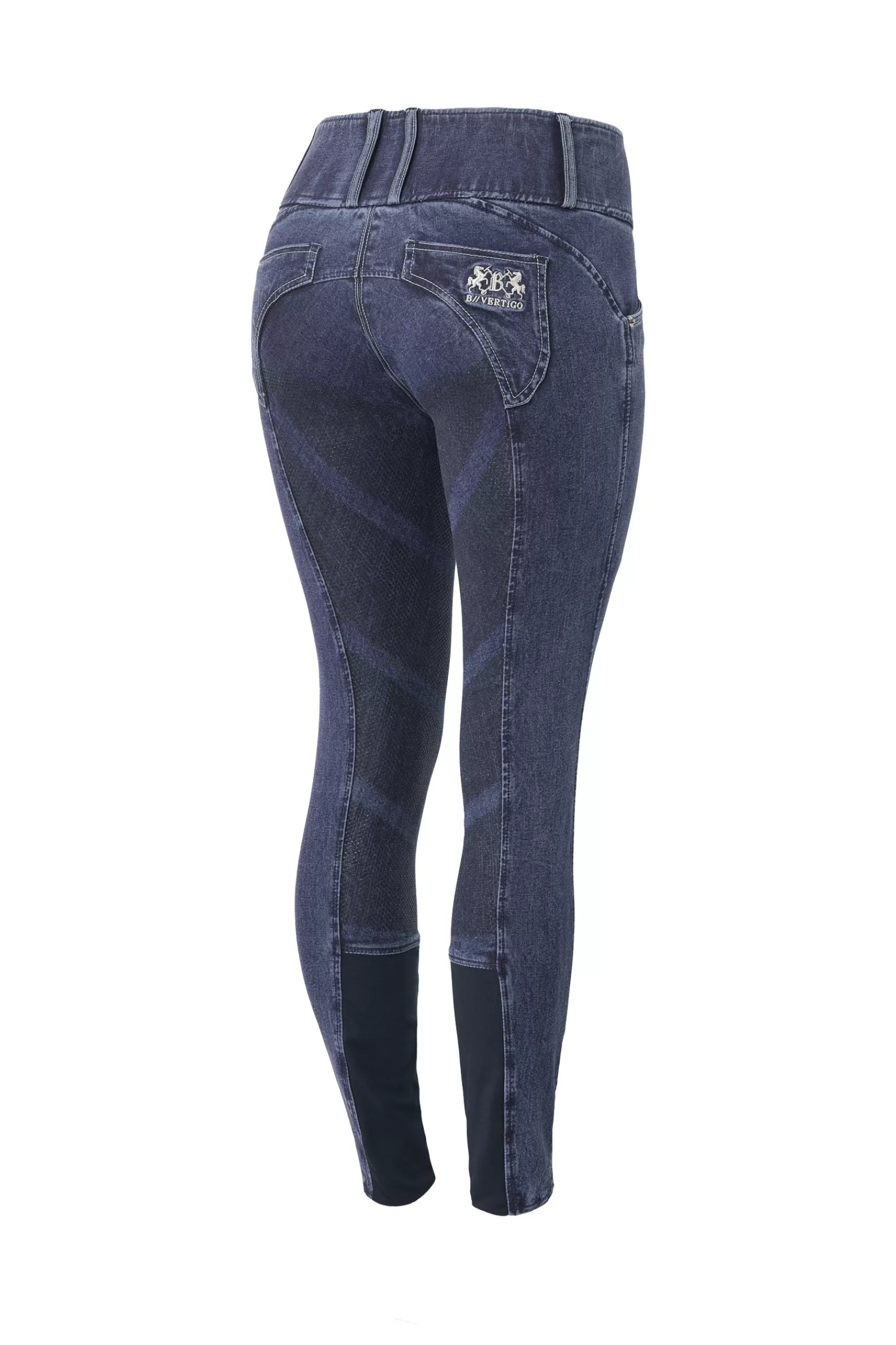 bvertigo Pantalon D'équitation Denim Jean B Vertigo Dianne Pour Femme< Pantalons D'équitation Fond Integral