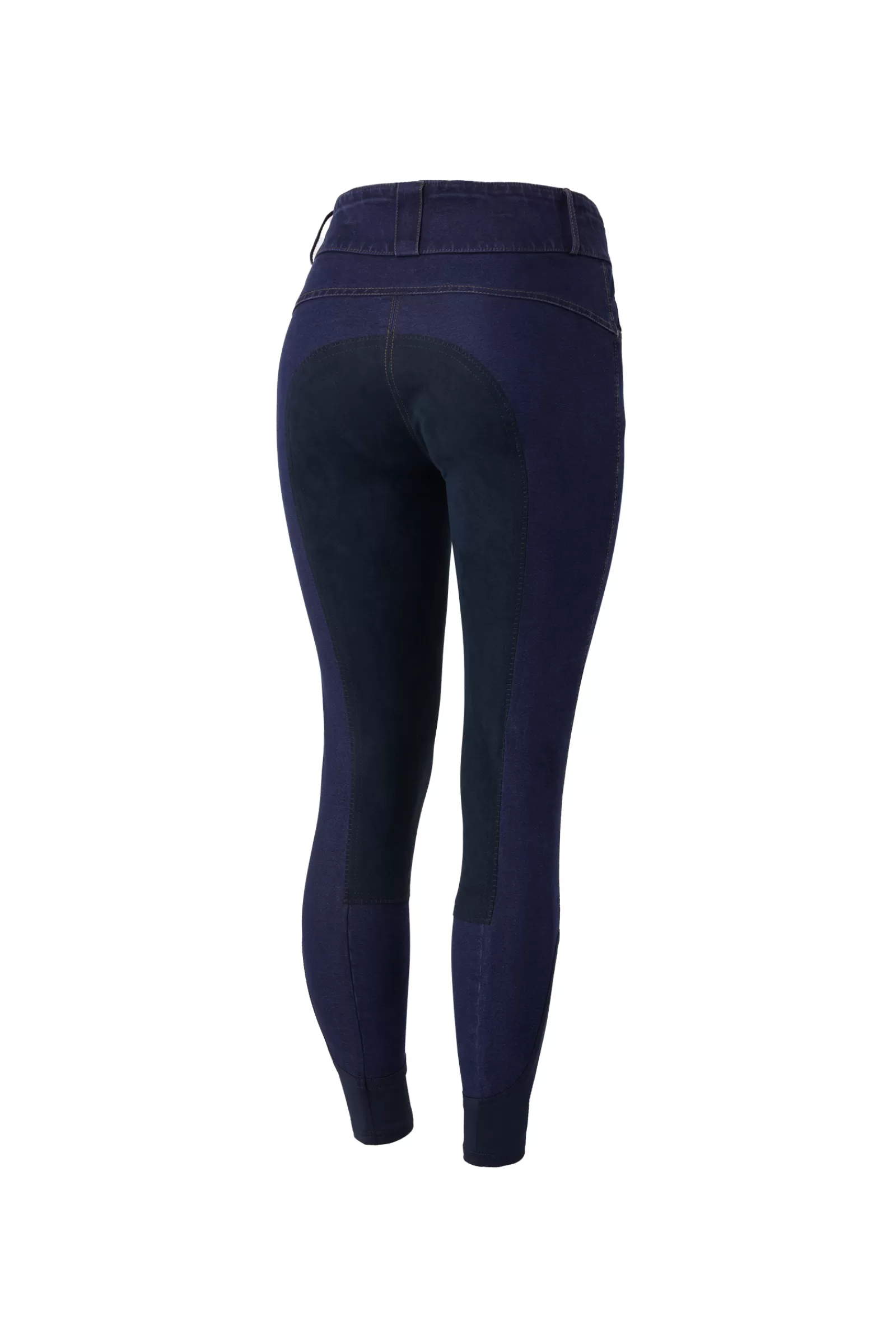 horze Pantalon D'équitation En Jean Denim A Fond Integral , Femme< Pantalons D'équitation Fond Integral