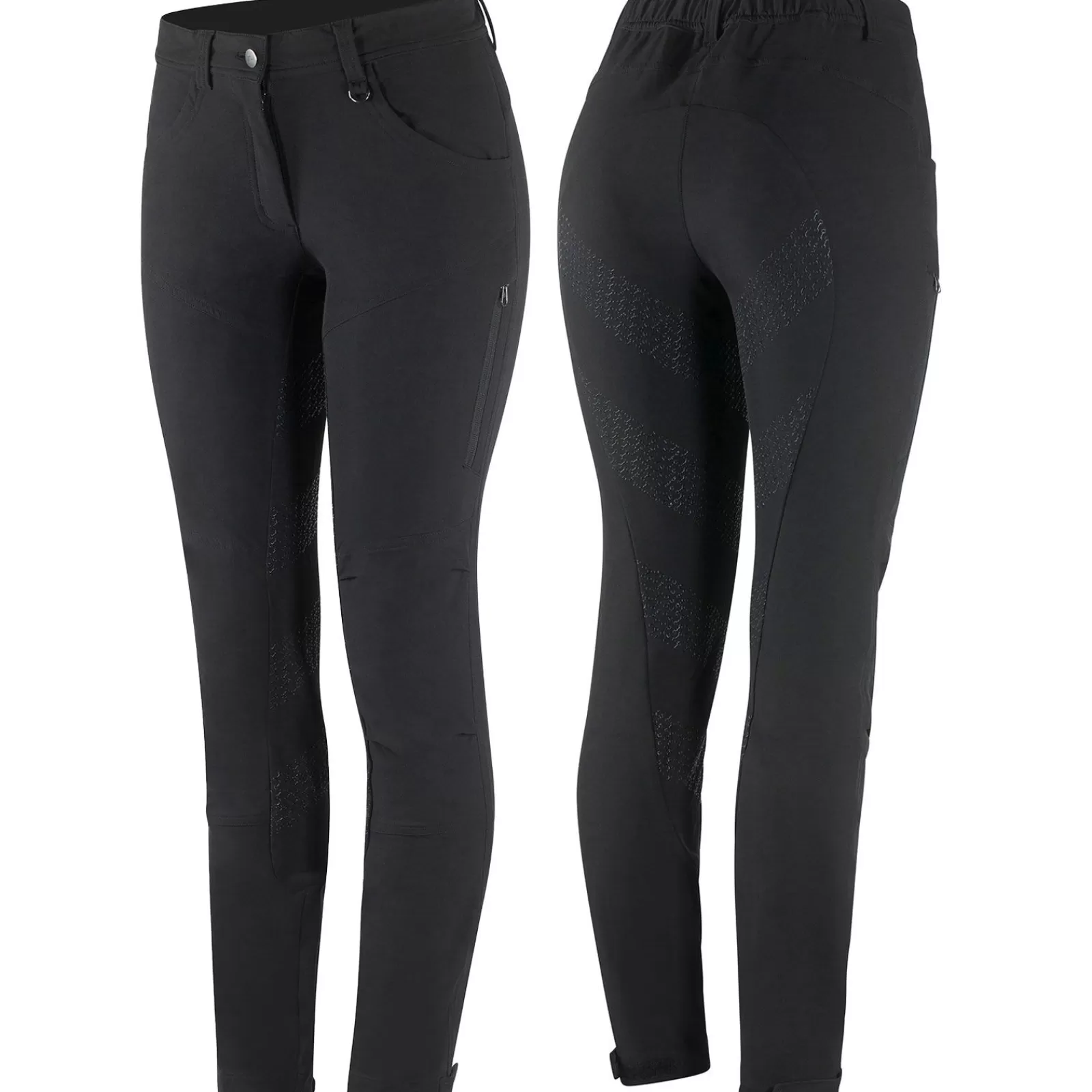 horze Pantalon D'équitation Et D'écurie Fond Integral Silicone Lina, Femme< Pantalons D'équitation Fond Integral
