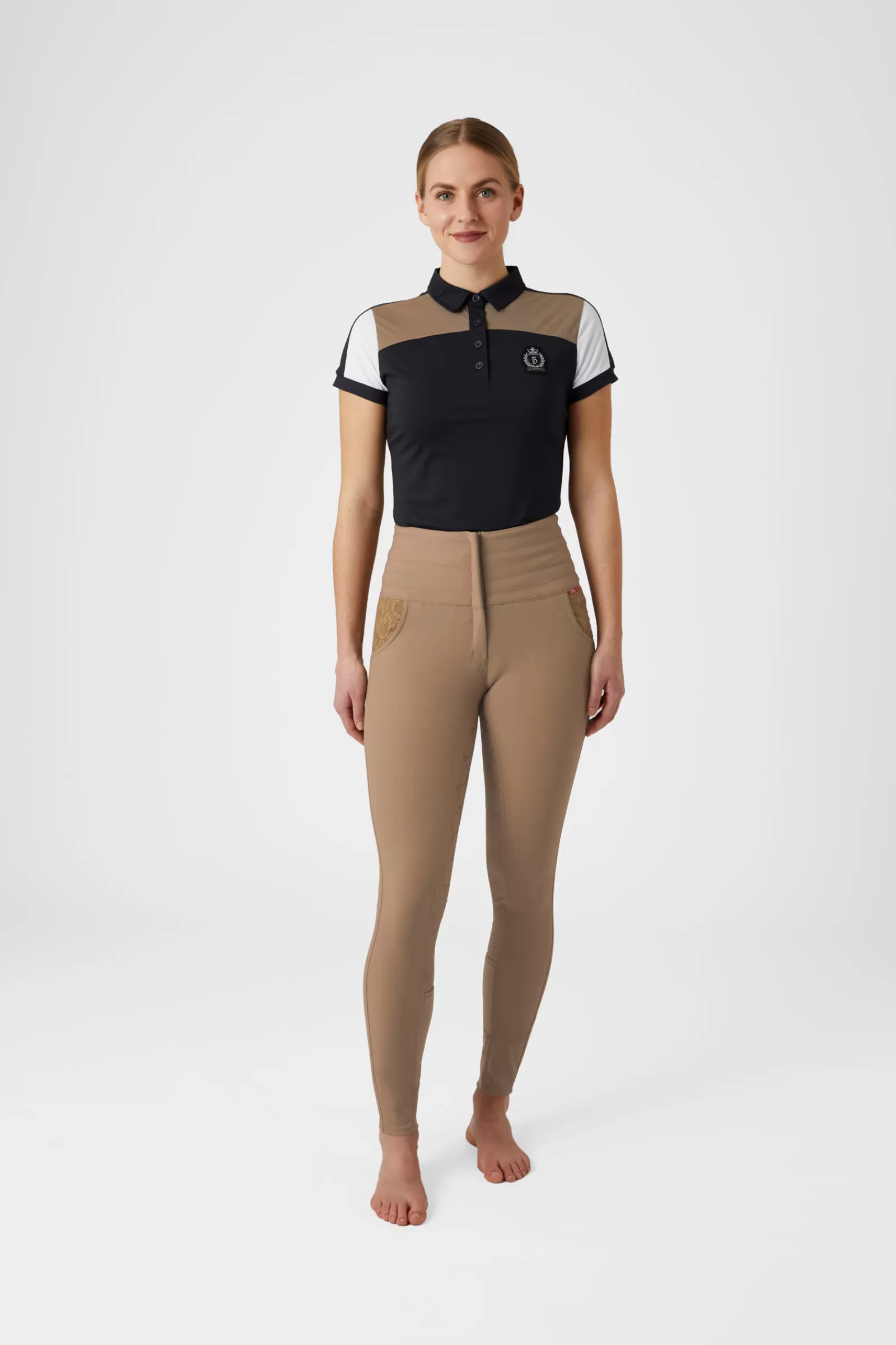 bvertigo Pantalon D'équitation Femme B Vertigo Natalia Avec Poches En Dentelle< Pantalons D'équitation Fond Integral