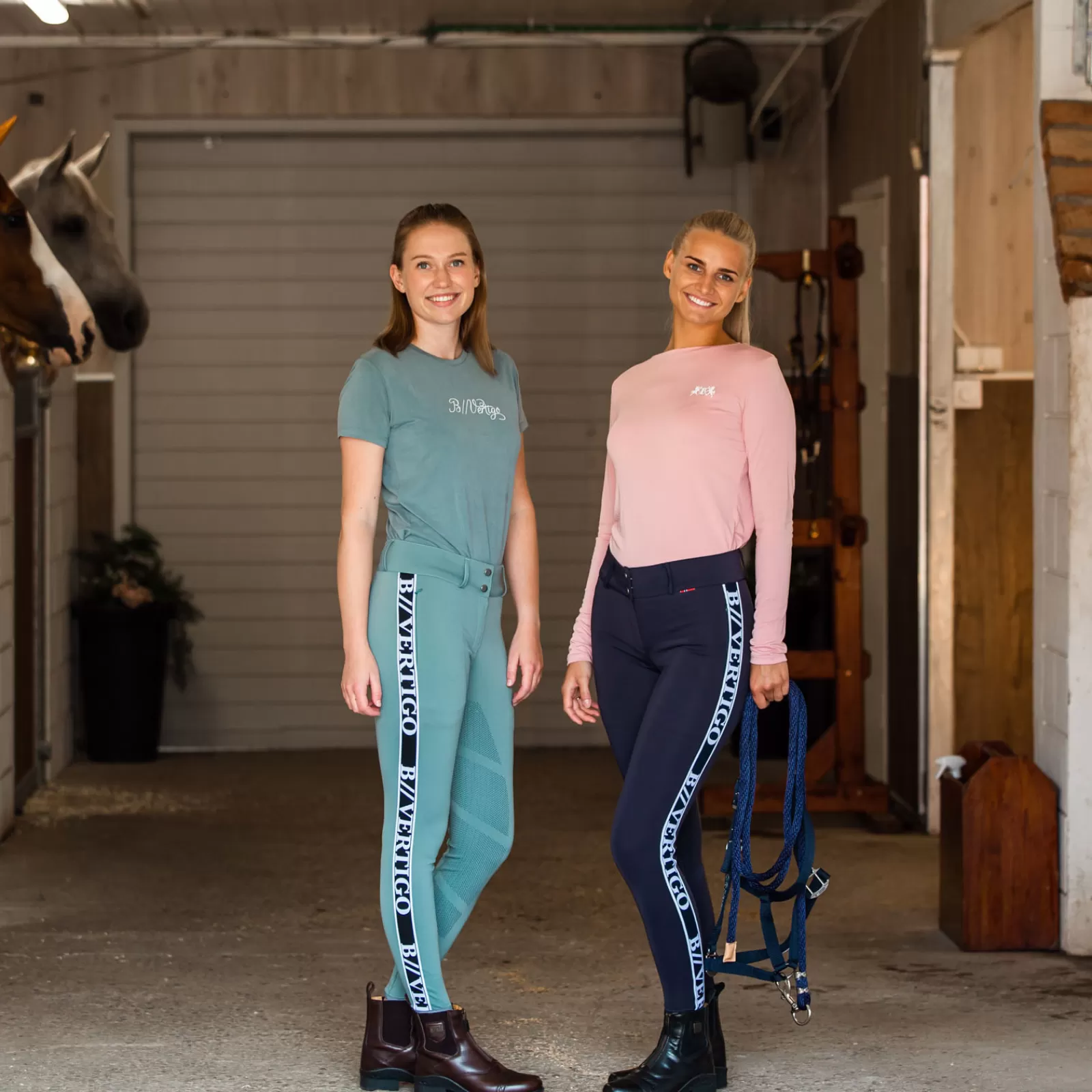 bvertigo Pantalon D'équitation Fonctionnel Taille Haute Fond Integral Silicone B Vertigo Angelika, Femme< Pantalons D'équitation Fond Integral