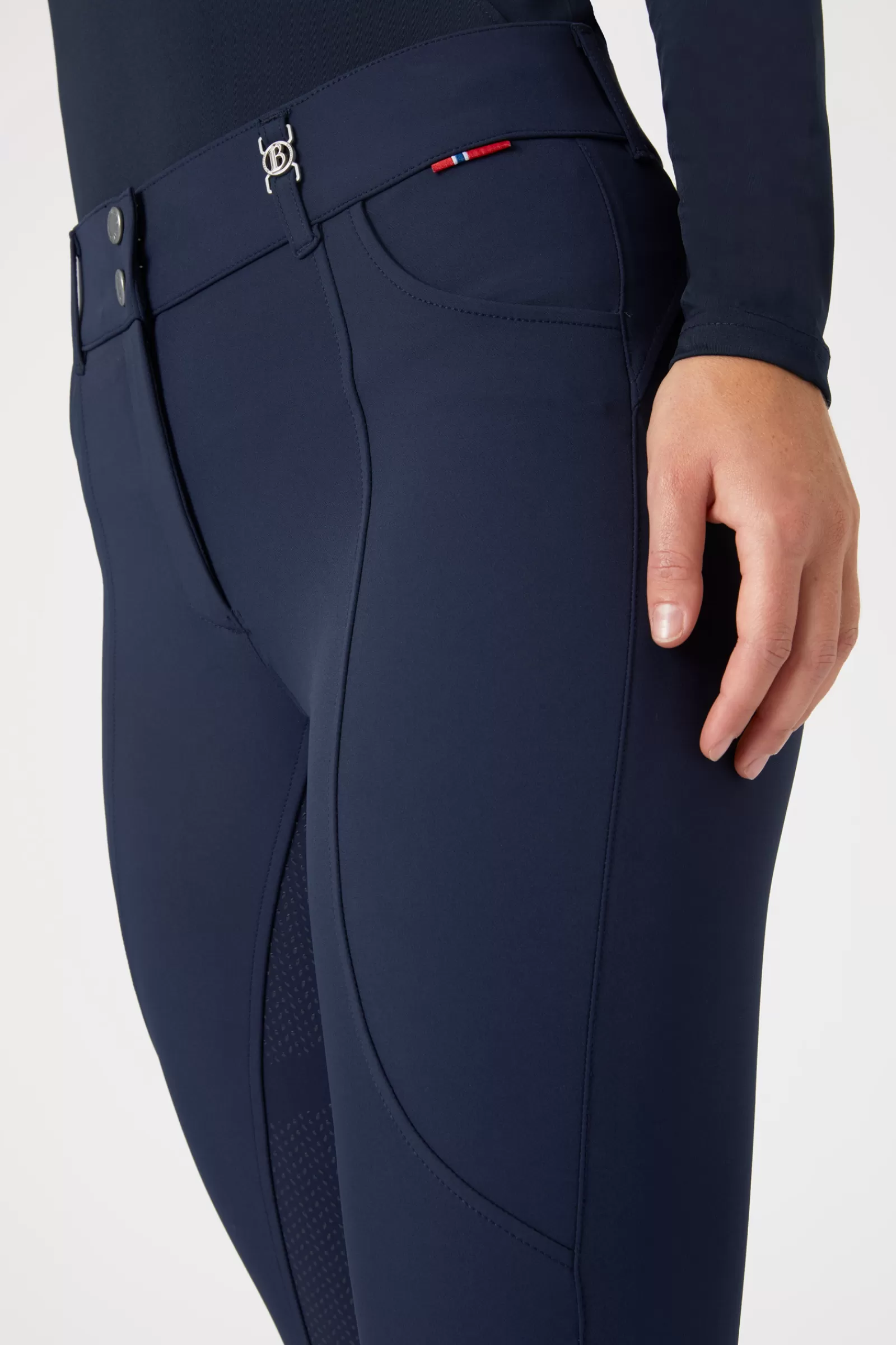 bvertigo Pantalon D'équitation Fond Integral B Vertigo Davina Taille Mi Haute Femme Avec Poches Telephone< Pantalons D'équitation Fond Integral