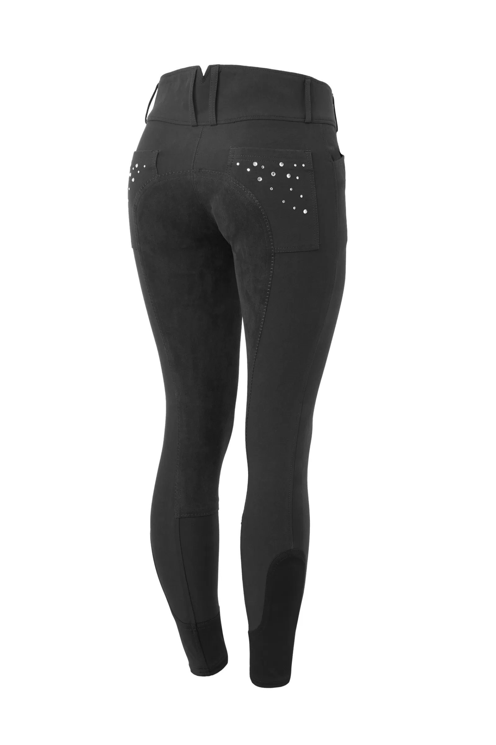 horze Pantalon D'équitation Fond Integral Cuir Pour Femme Avec Poches Cristal< Pantalons D'équitation Fond Integral
