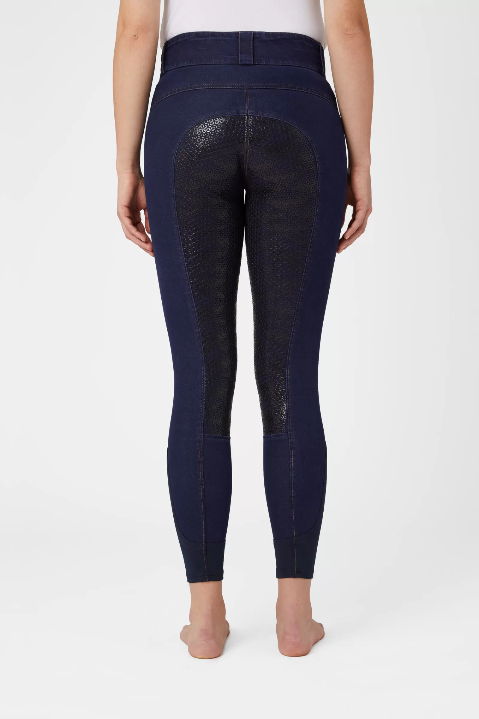 horze Pantalon D'équitation Fond Integral Cuir Silicone Pour Femme< Pantalons D'équitation Fond Integral