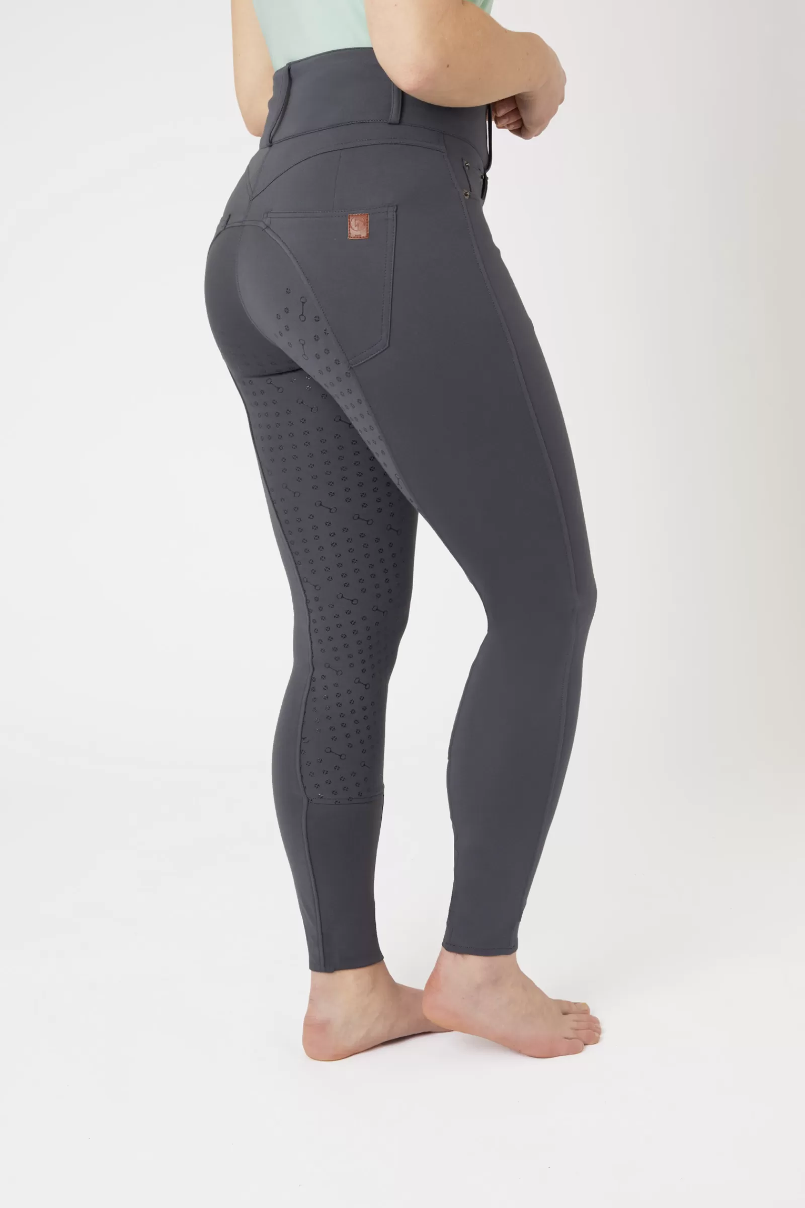 horze Pantalon D'équitation Fond Integral Grip Teya, Femme< Pantalons D'équitation Fond Integral