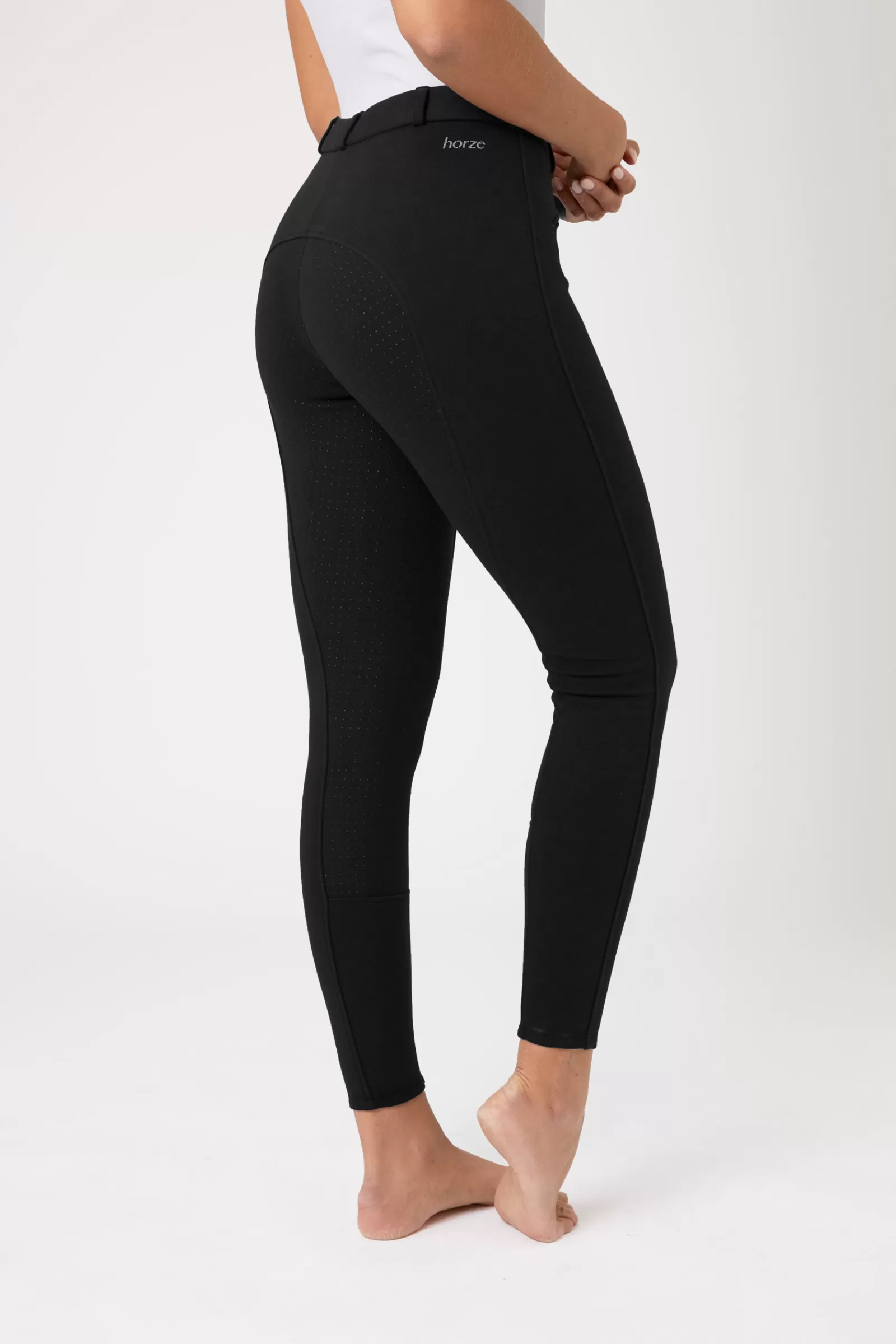 horze Pantalon D'équitation Fond Integral Grip Silicone Active, Femme< Pantalons D'équitation Fond Integral