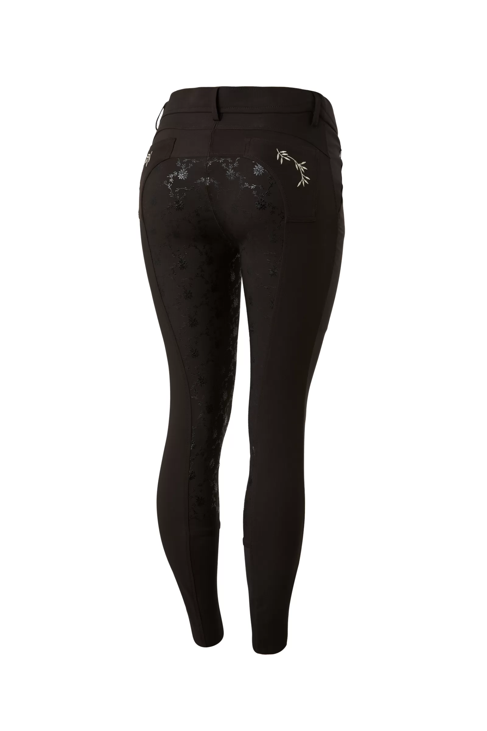 horze Pantalon D'équitation Fond Integral Kaitlin Pour Femme Avec Deco Florale< Pantalons D'équitation Fond Integral