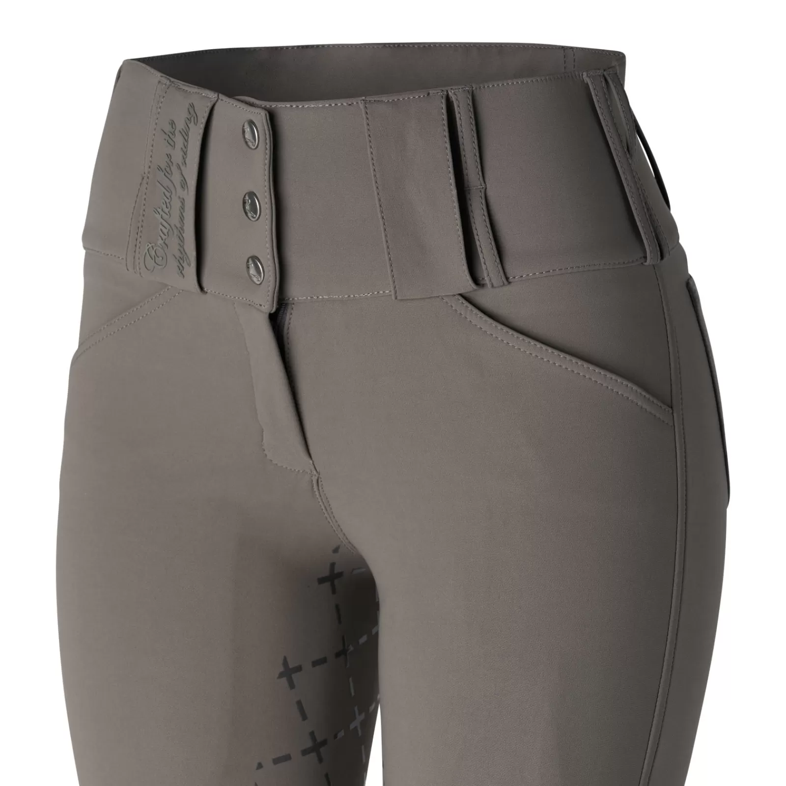 horze Pantalon D'équitation Fond Integral Silicone Avec Passants De Ceinture Desiree, Femme< Pantalons D'équitation Fond Integral