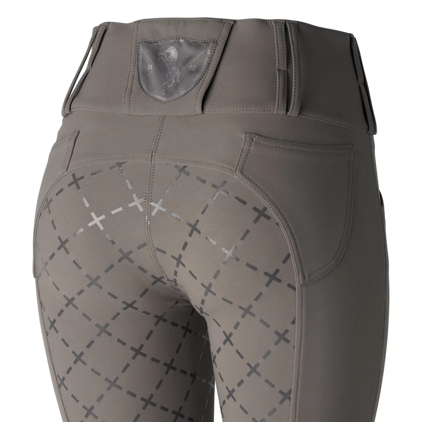 horze Pantalon D'équitation Fond Integral Silicone Avec Passants De Ceinture Desiree, Femme< Pantalons D'équitation Fond Integral