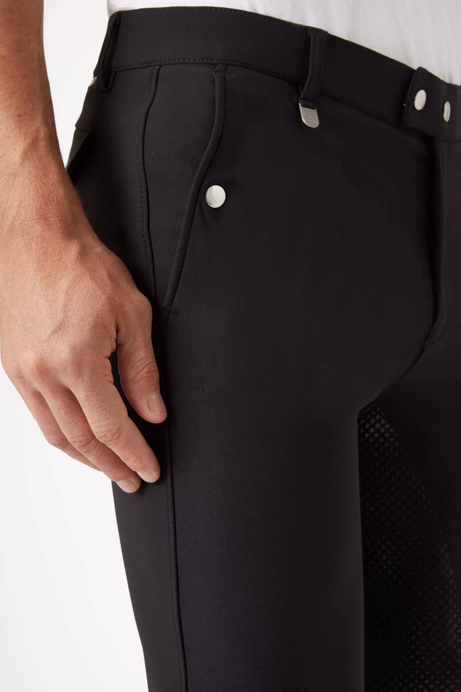 horze Pantalon D'équitation Fond Integral Silicone Grand Prix, Homme< Pantalons D'équitation Homme