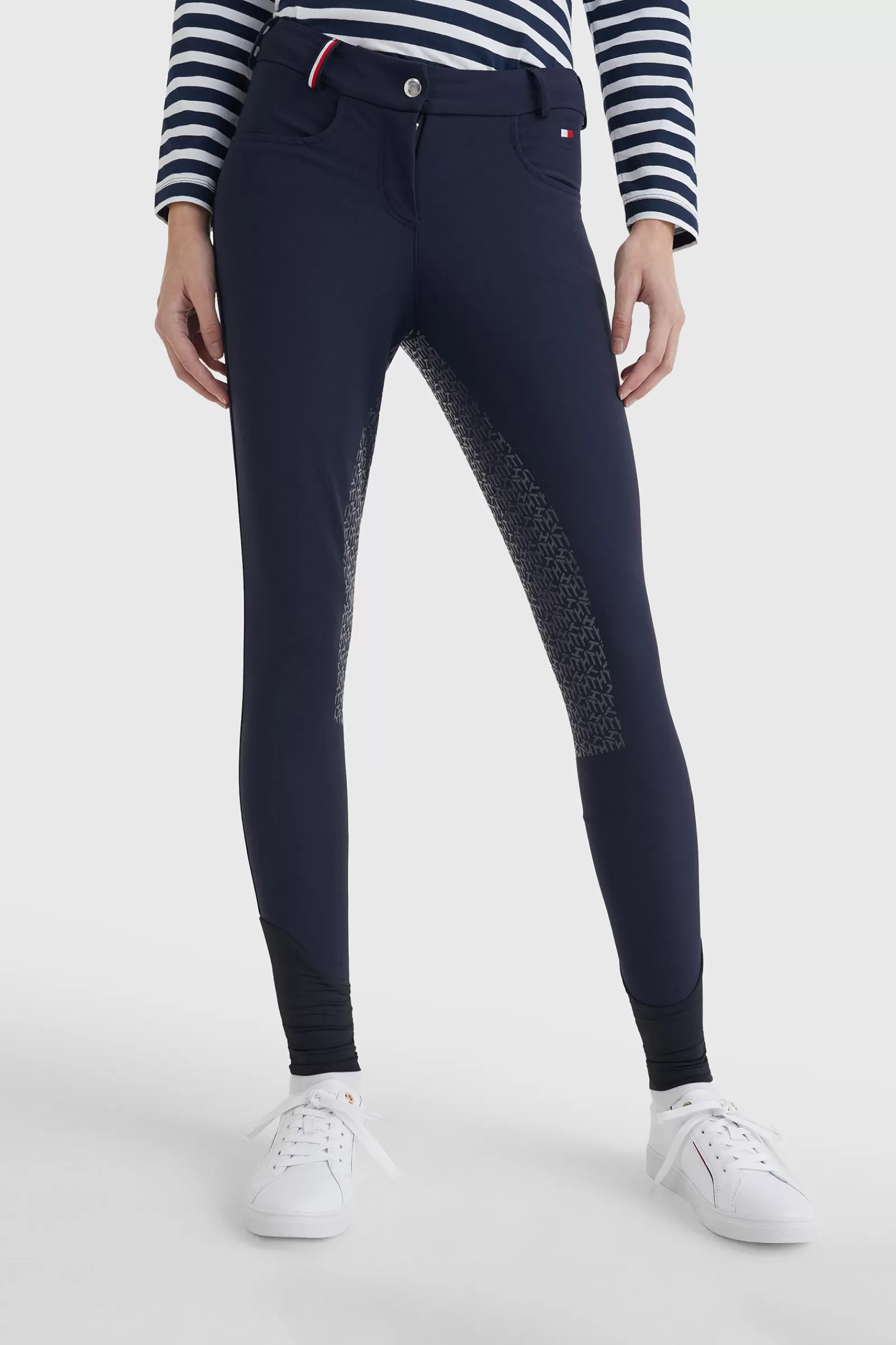tommyhilfigerequestrian Pantalon D'équitation Full Grip Tommy Hilfiger Equestrian Classic Pour Femme< Pantalons D'équitation Fond Integral