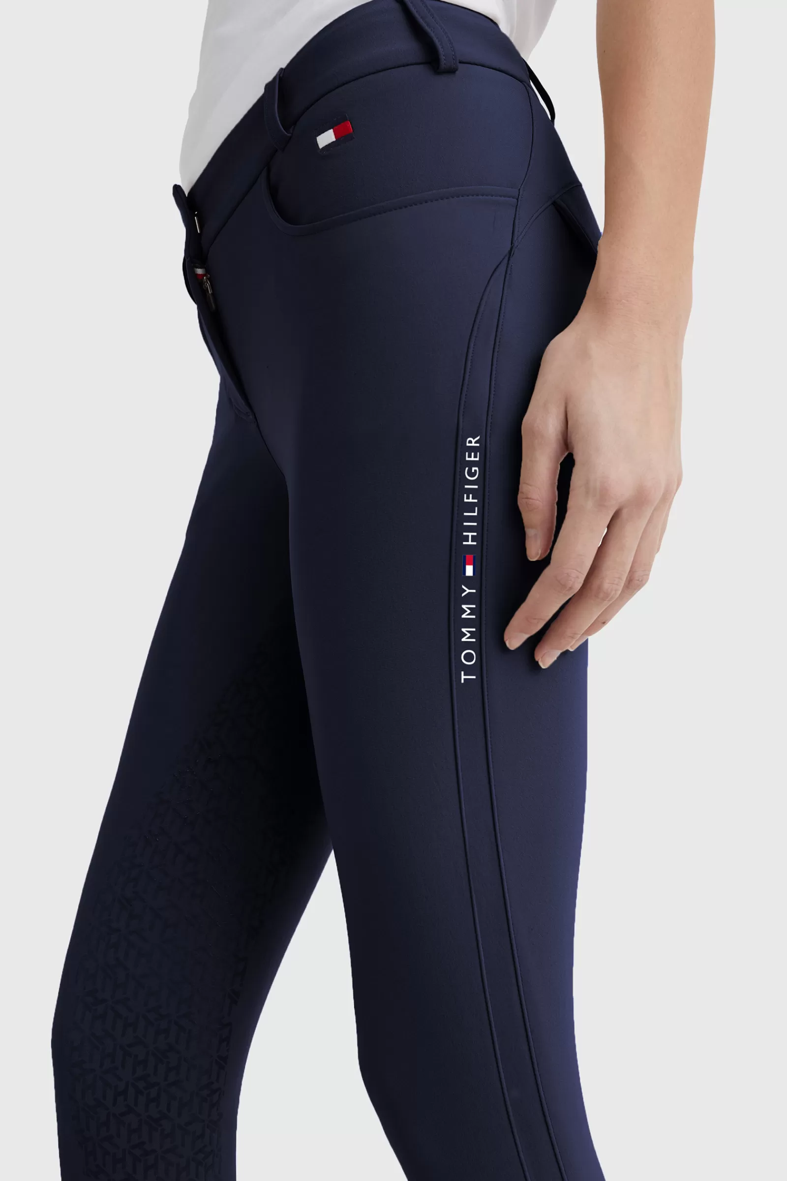 tommyhilfigerequestrian Pantalon D'équitation Full Grip Tommy Hilfiger Equestrian Classic Pour Femme< Pantalons D'équitation Fond Integral