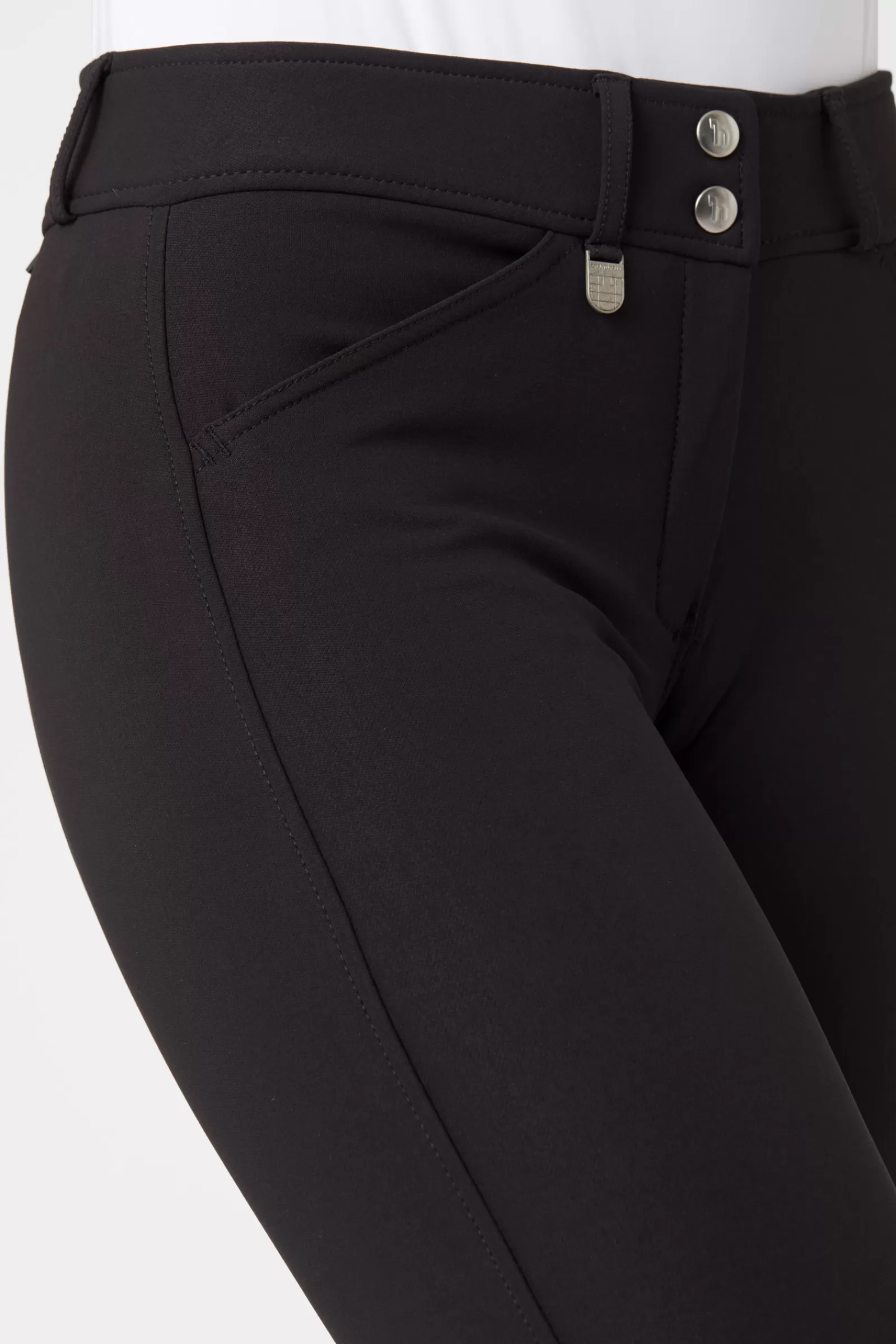 horze Pantalon D'équitation Grand Prix A Fond Integral Silicone, Femme< Pantalons D'équitation Fond Integral