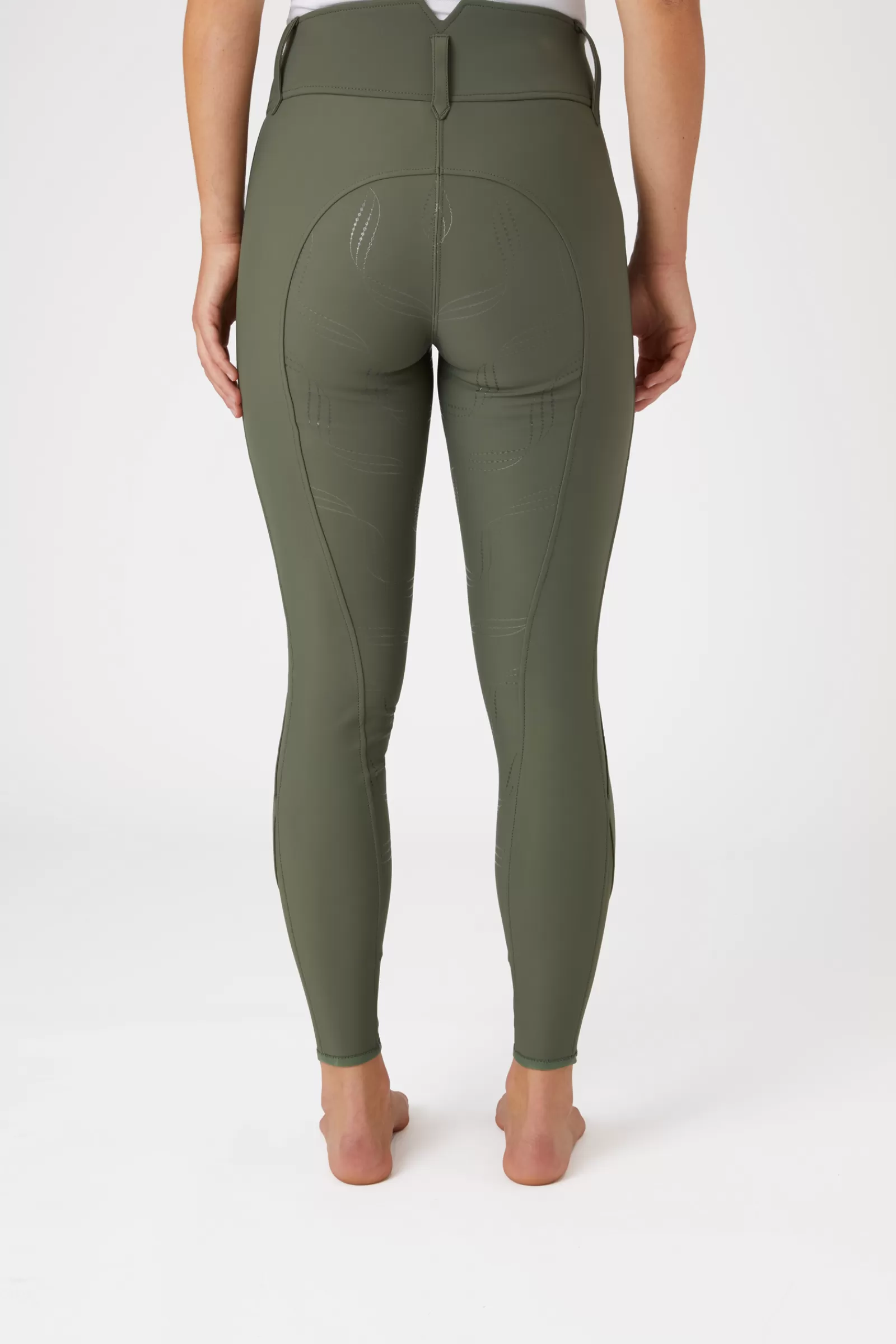 horze Pantalon D'équitation Indira Taille Haute Fond Integral, Femme< Pantalons D'équitation Fond Integral