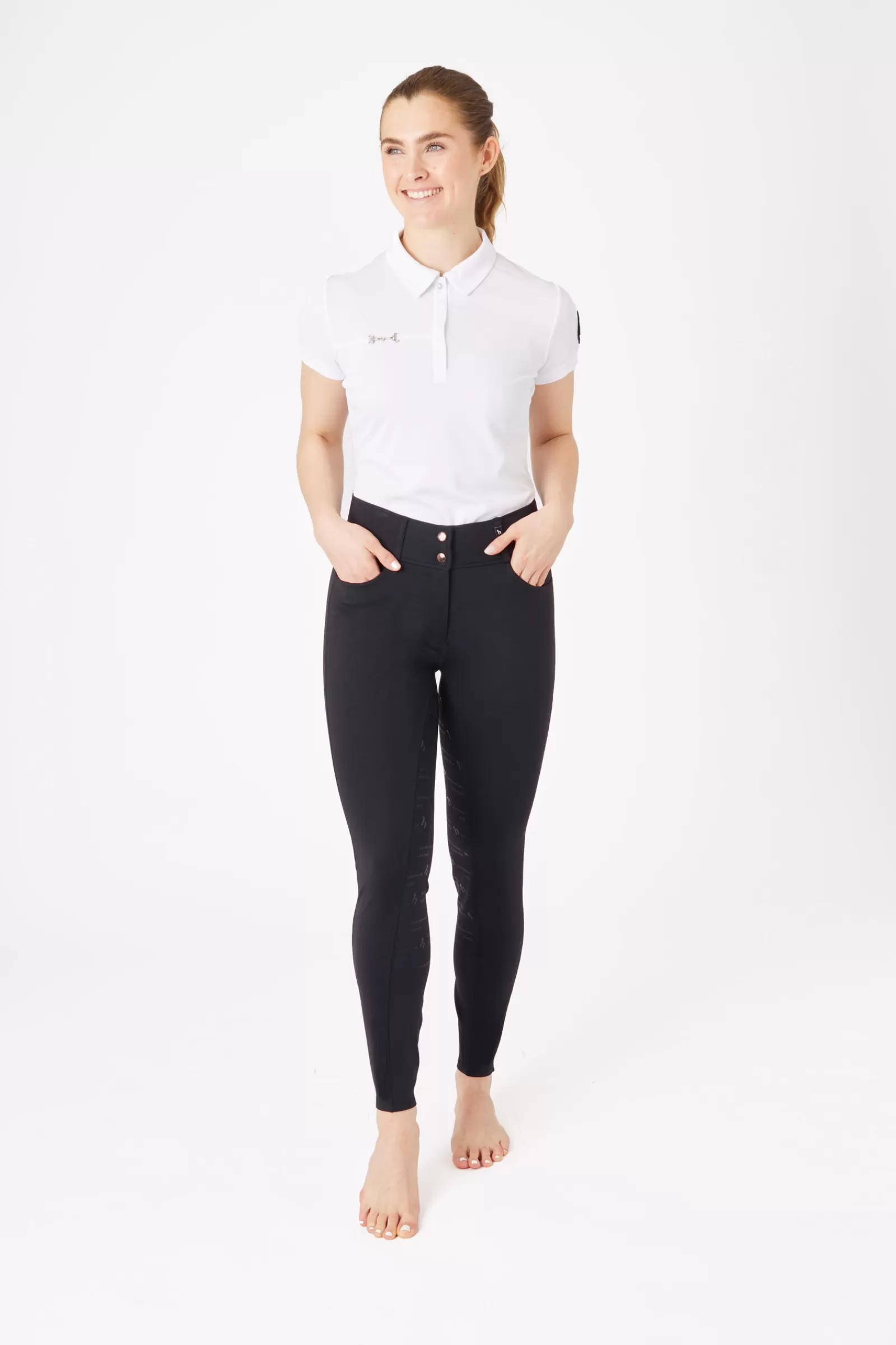 horze Pantalon D'équitation Nora Fond Integral Grip, Femme< Pantalons D'équitation Fond Integral