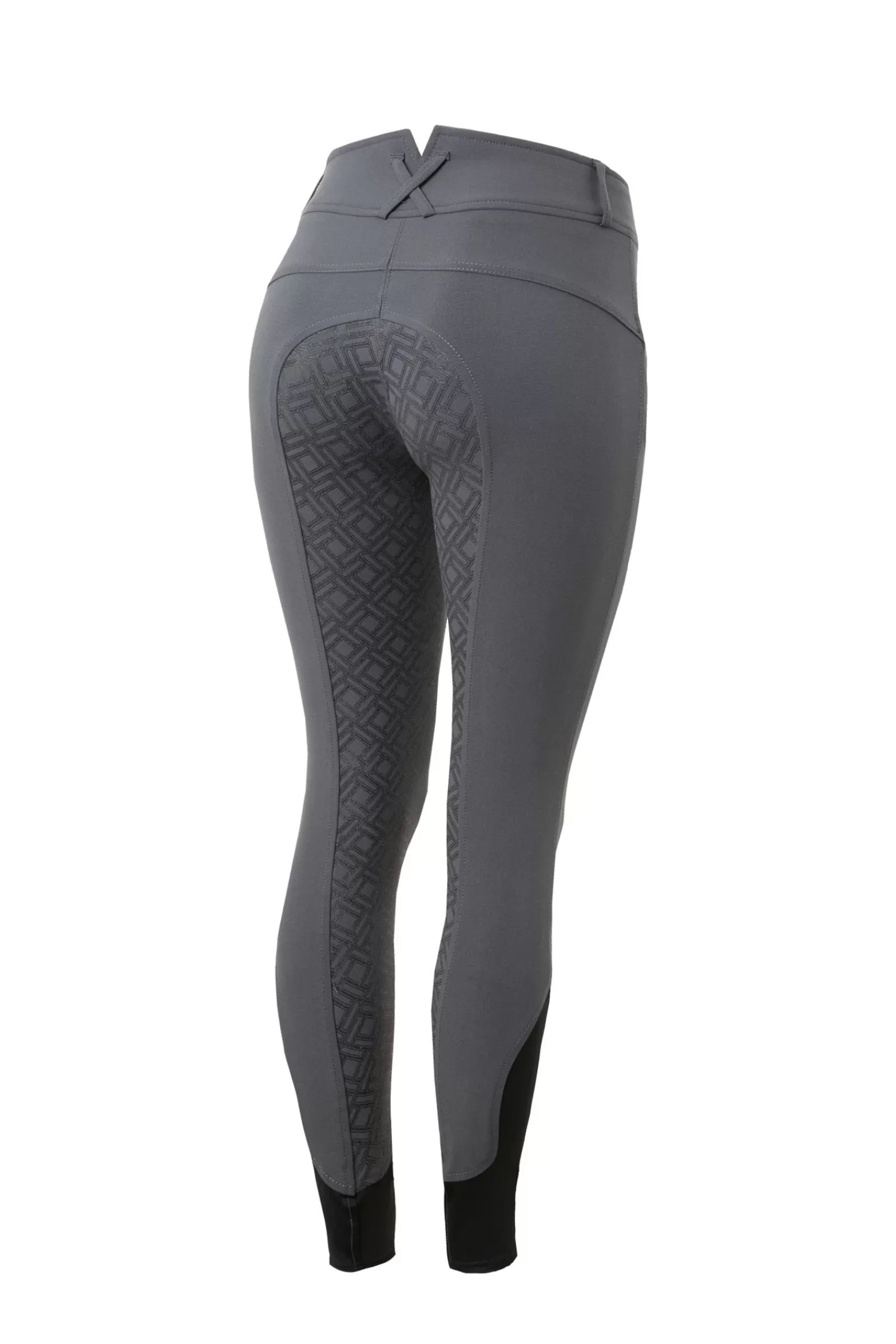 horze Pantalon D'équitation Taille Haute Fond Integral Silicone Grip , Femme< Pantalons D'équitation Fond Integral
