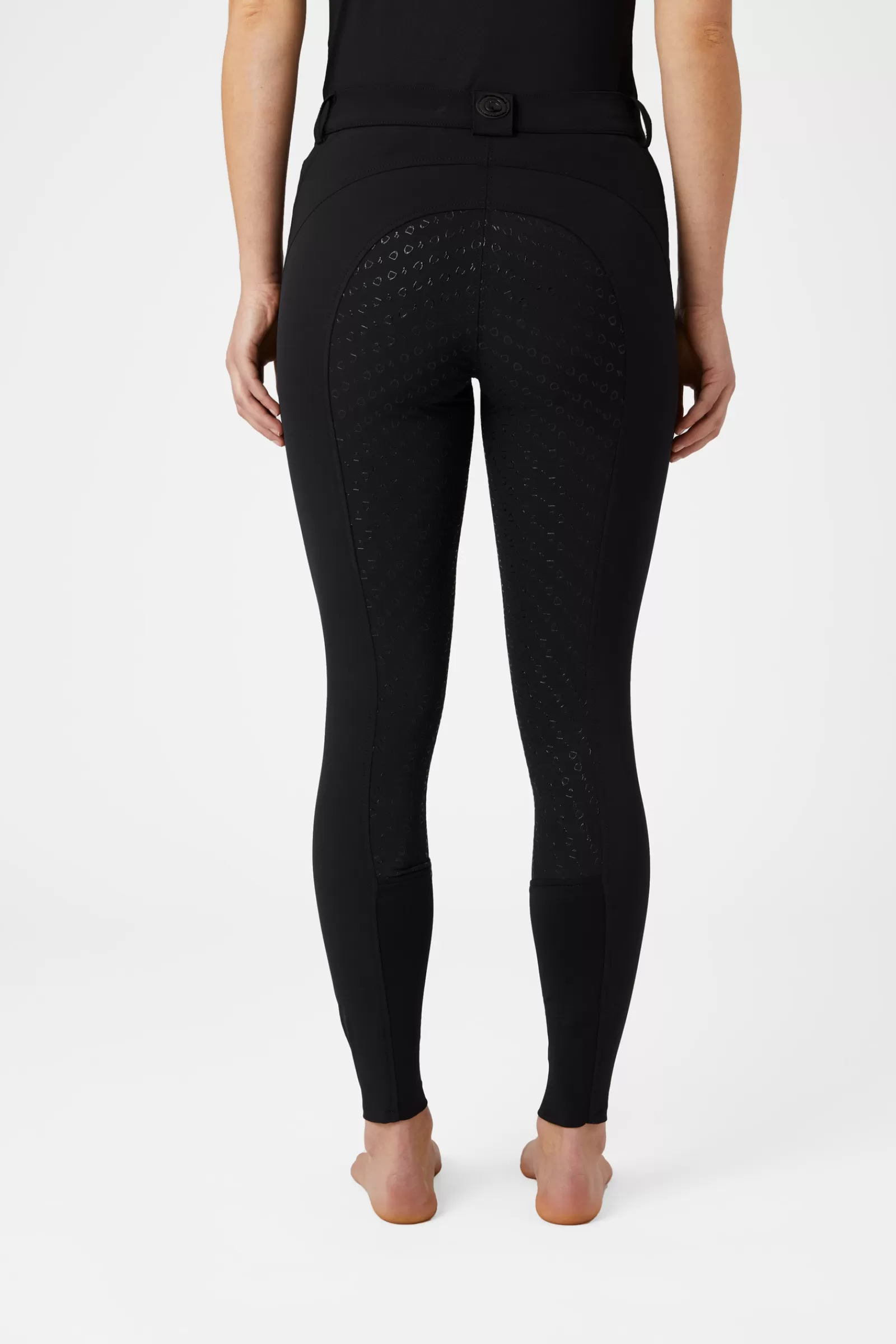 horze Pantalon D'équitation Taille Haute Fond Integral Silicone Mila, Femme< Pantalons D'équitation Fond Integral