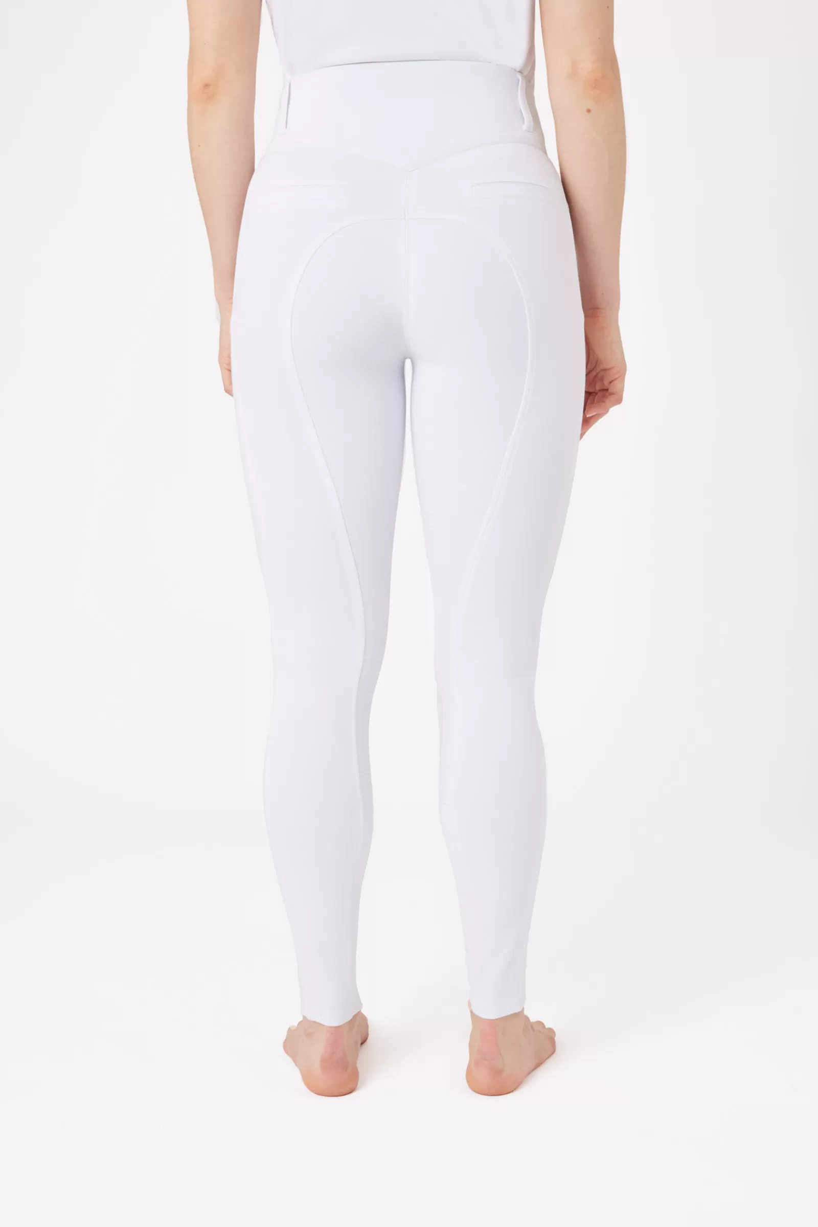 horze Pantalon D'équitation Taille Haute Mira, Silicone, Fond Integral, Femme< Pantalons D'équitation Fond Integral