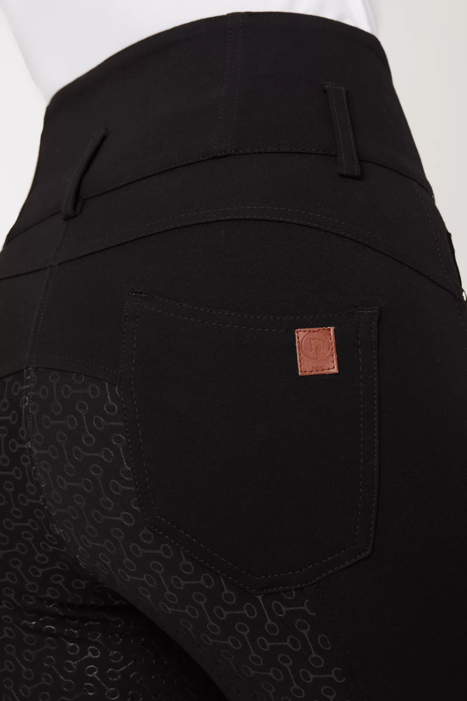 horze Pantalon D'équitation Taille Haute Tara, Silicone, Fond Integral, Femme< Pantalons D'équitation Fond Integral