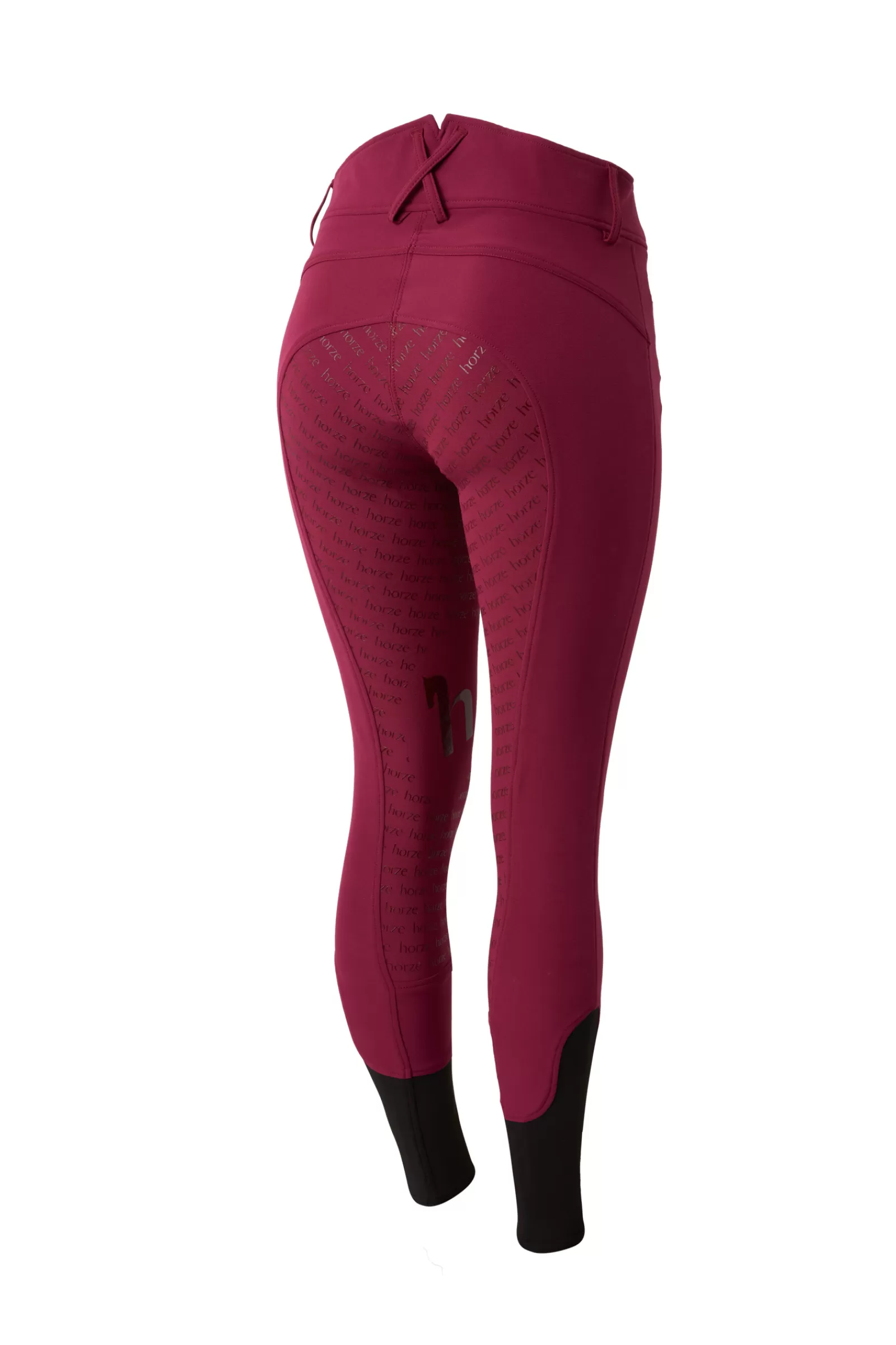 horze Pantalon D'équitation Taille Haute, Silicone, Fond Integral, Femme< Pantalons D'équitation Fond Integral