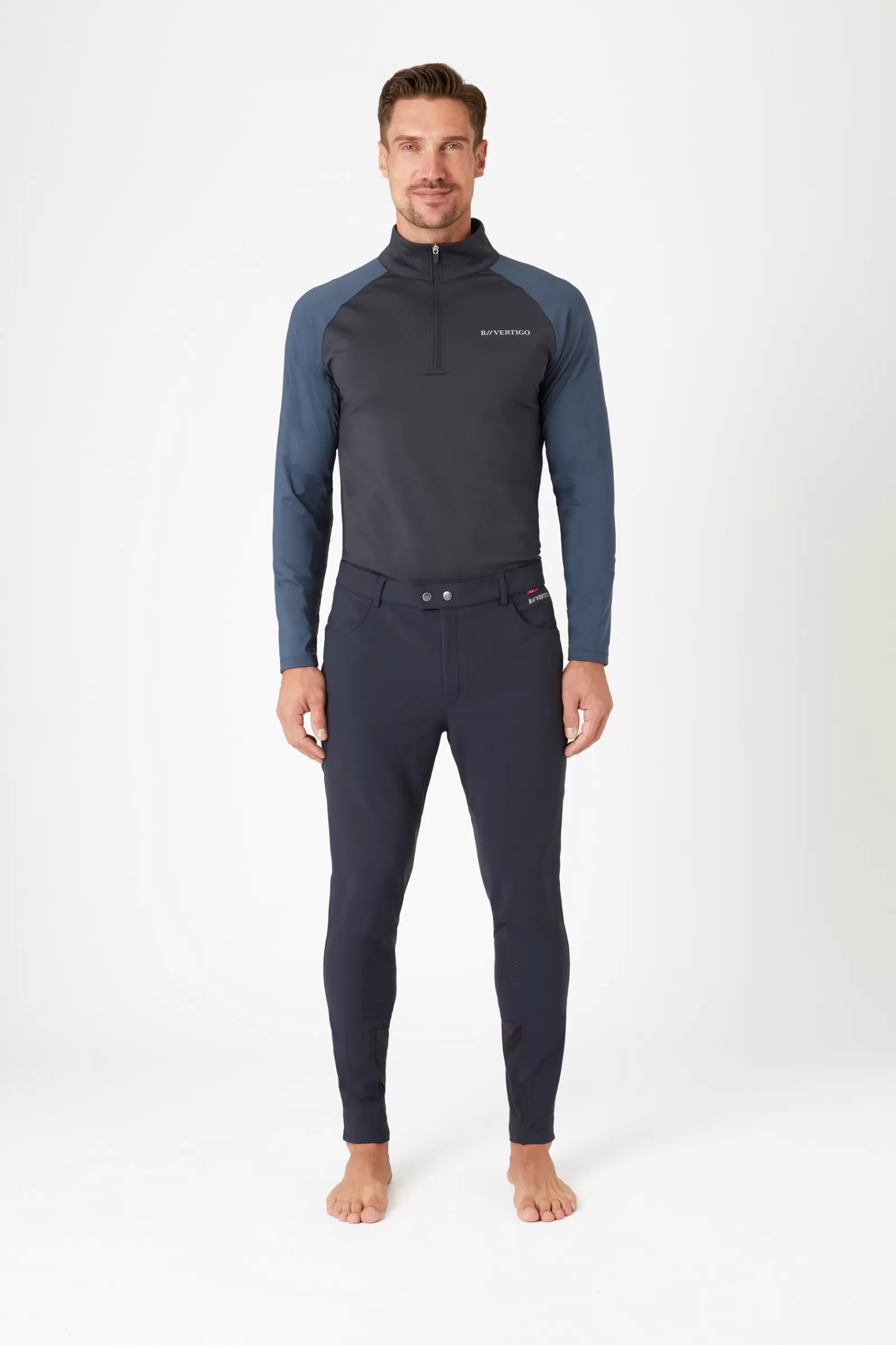 bvertigo Pantalon D'équitation Thermique Fond Integral Silicone B Vertigo Damien, Homme< Pantalons D'équitation Homme