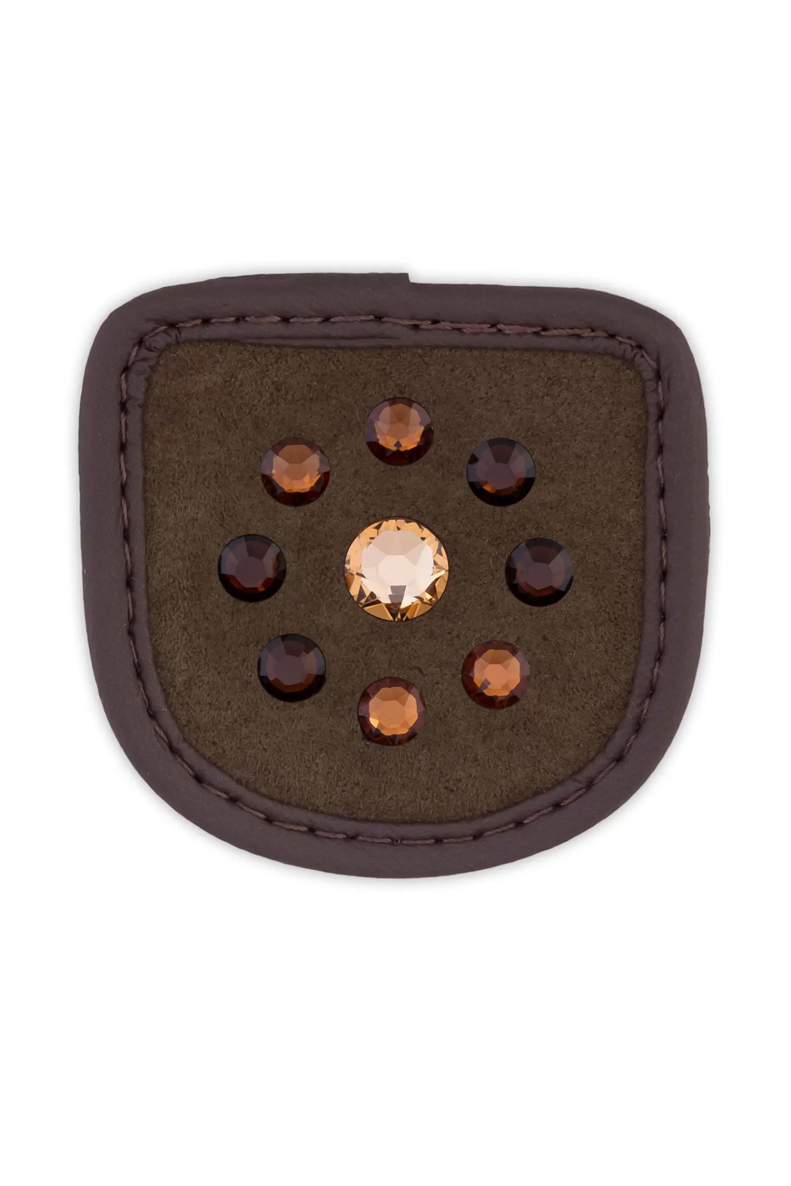 magictack Patch De Gant D'équitation Magic Tack Cercle Marron< Gants Toutes Saisons
