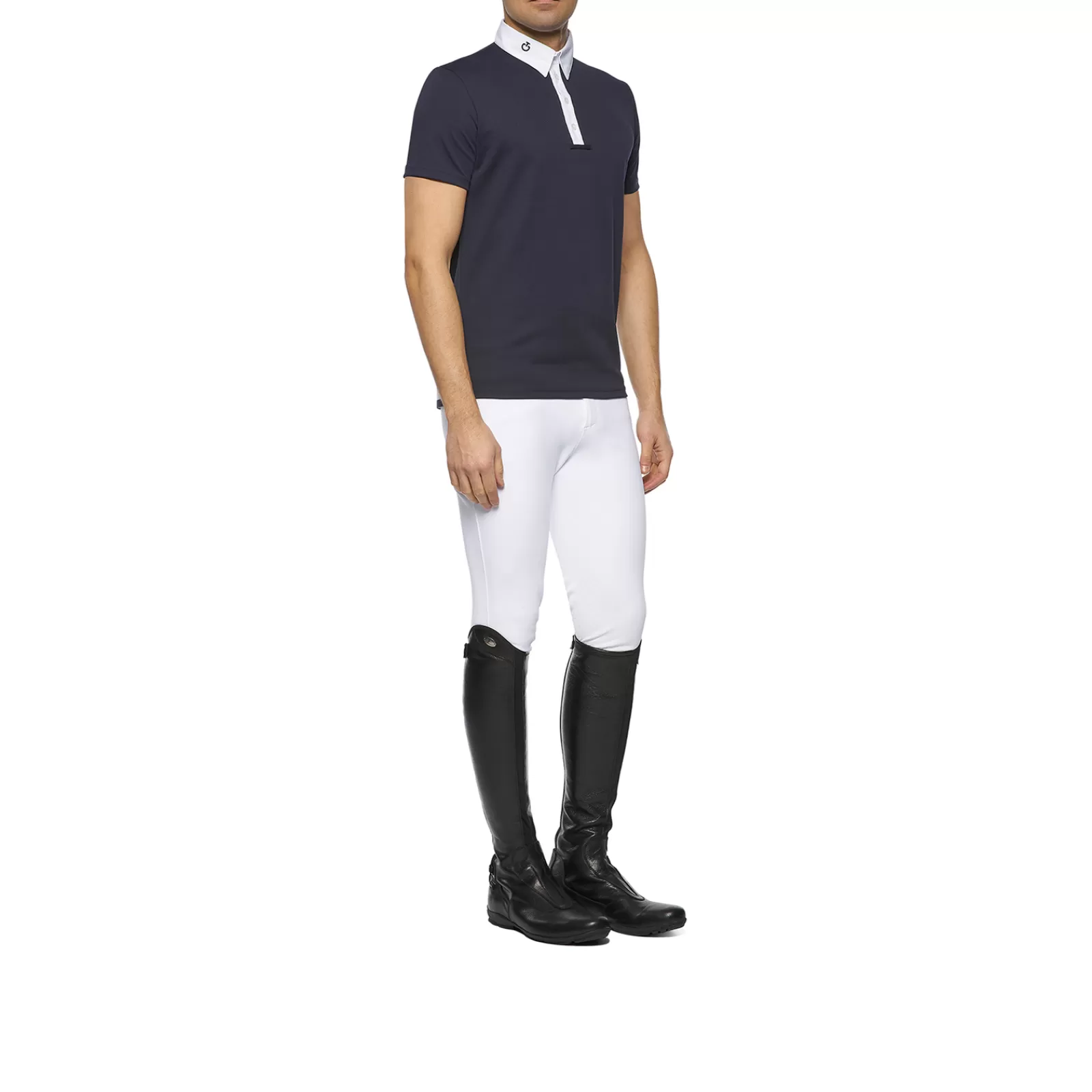 cavalleriatoscana Polo De Concours A Manches Courtes En Jersey Pique Cavalleria Toscana Pour Homme< Tee Shirts & Polos