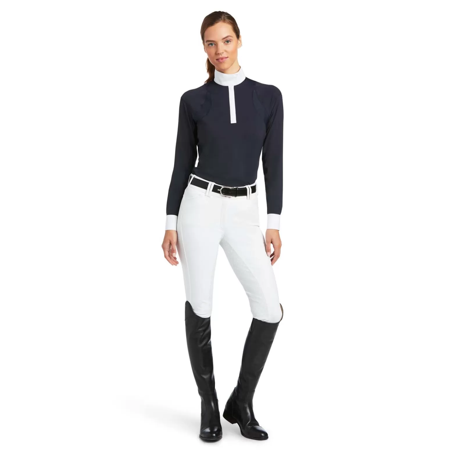 ariat Polo De Concours A Manches Longues Auburn Pour Femme< Concours