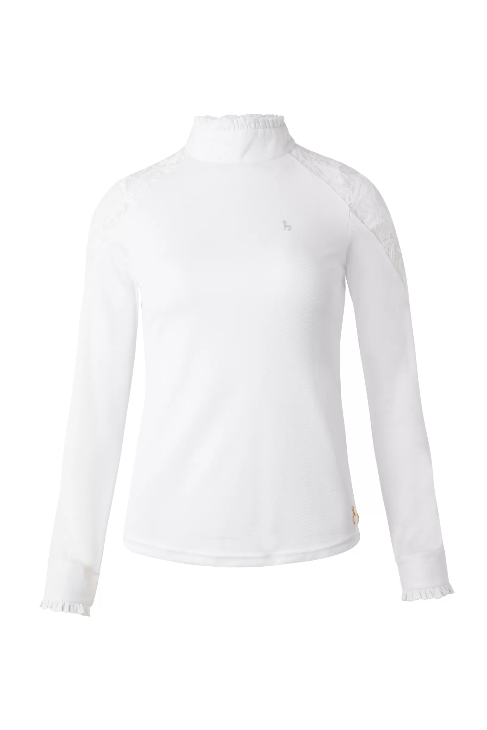 horze Polo De Concours En Dentelle A Manches Longues Sylvie< Concours