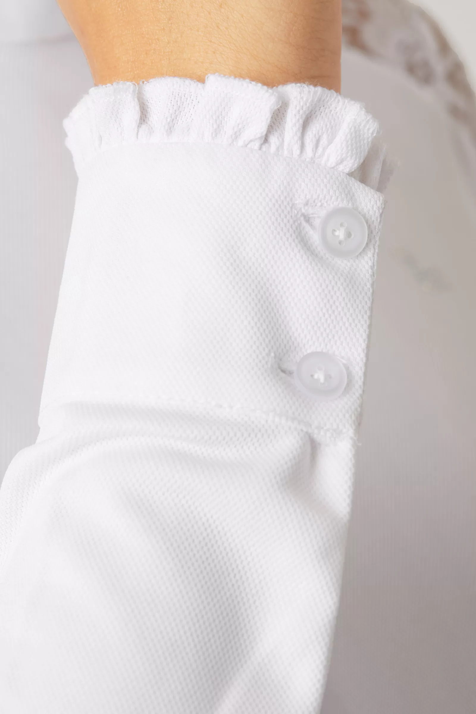 horze Polo De Concours En Dentelle A Manches Longues Sylvie< Concours
