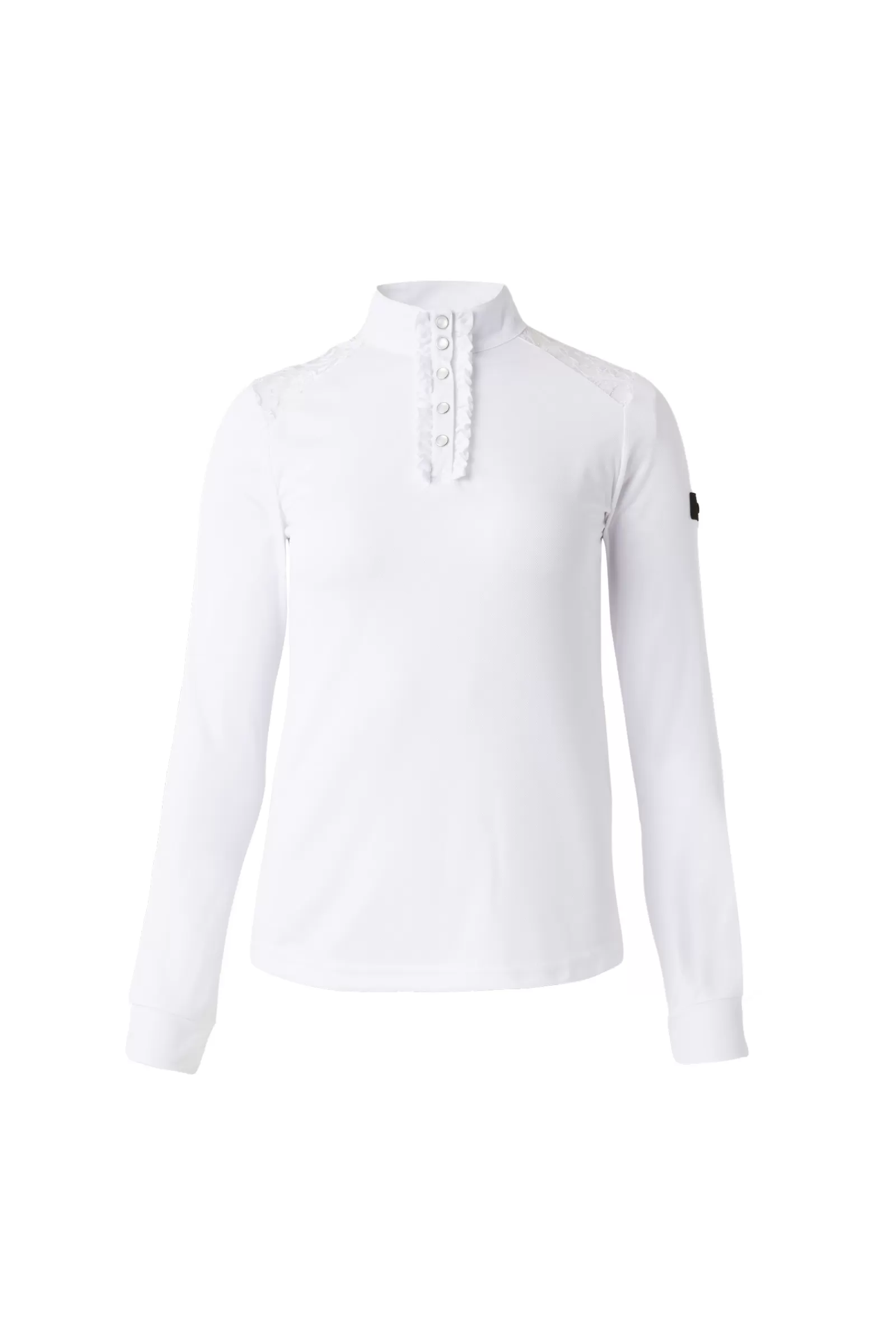 horze Polo De Concours Epaules Dentelle A Manches Longues Sianna, Femme< Concours