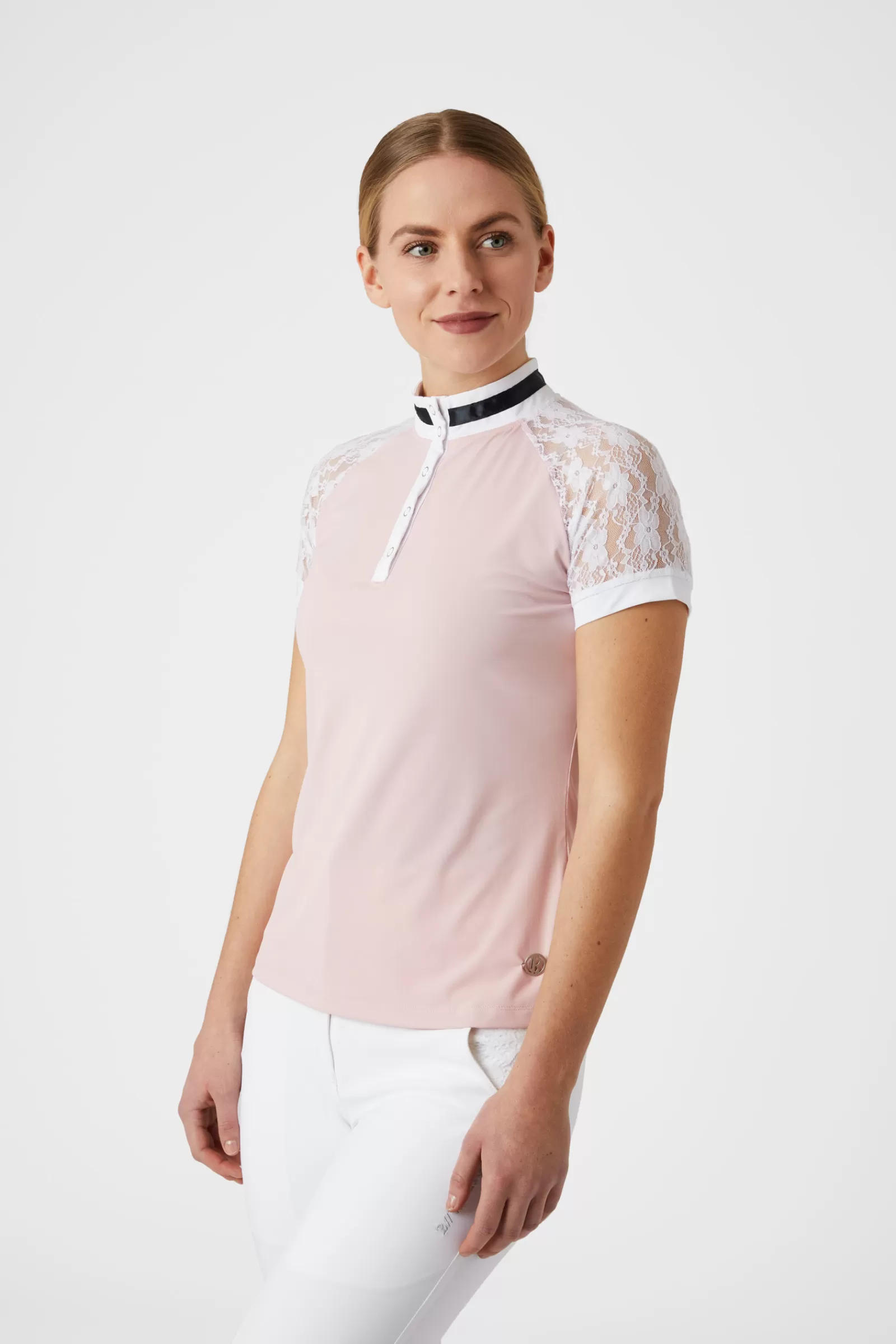 bvertigo Polo De Concours Femme B Vertigo Lauren Avec Manches En Dentelle< Tee Shirts & Polos