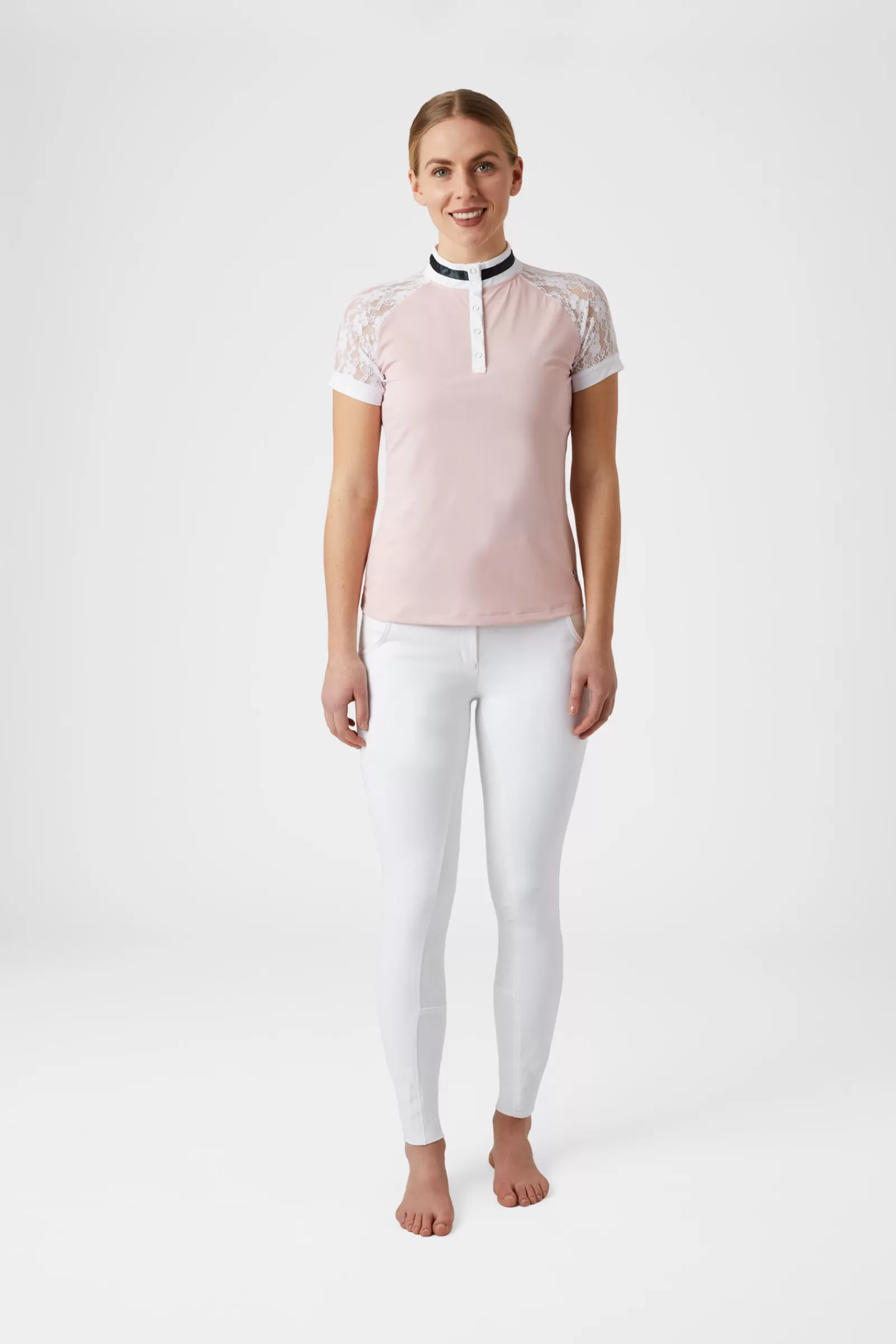 bvertigo Polo De Concours Femme B Vertigo Lauren Avec Manches En Dentelle< Tee Shirts & Polos