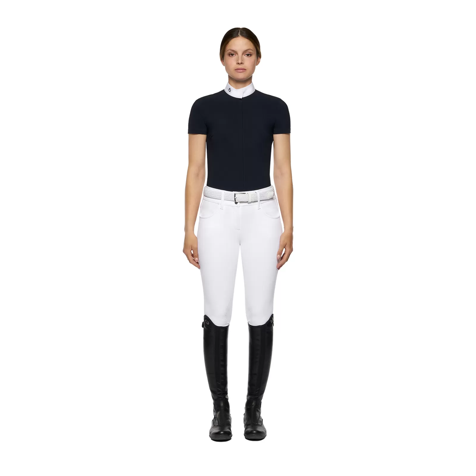 cavalleriatoscana Polo De Concours Manches Courtes Cavalleria Toscana Pour Femme< Concours