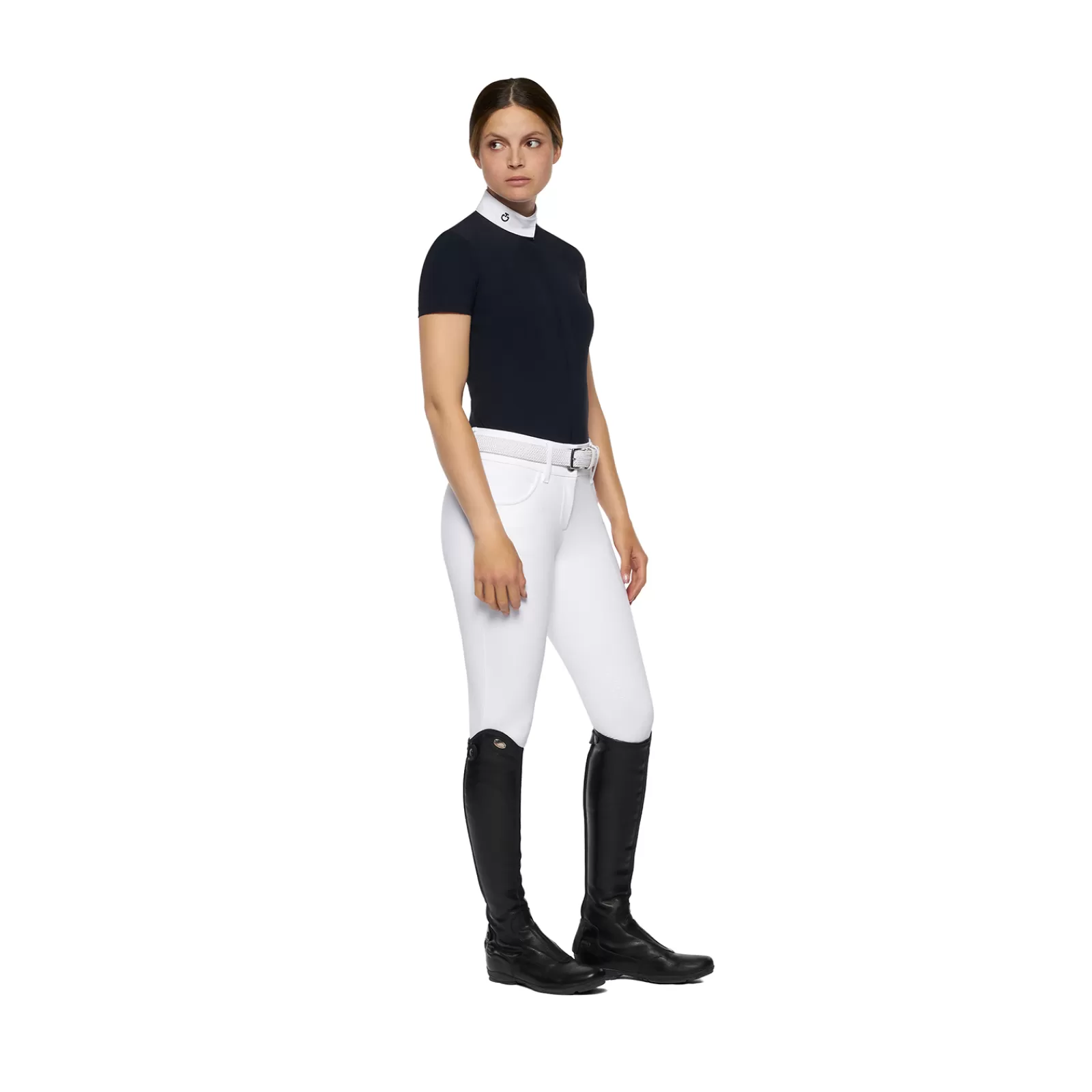 cavalleriatoscana Polo De Concours Manches Courtes Cavalleria Toscana Pour Femme< Concours
