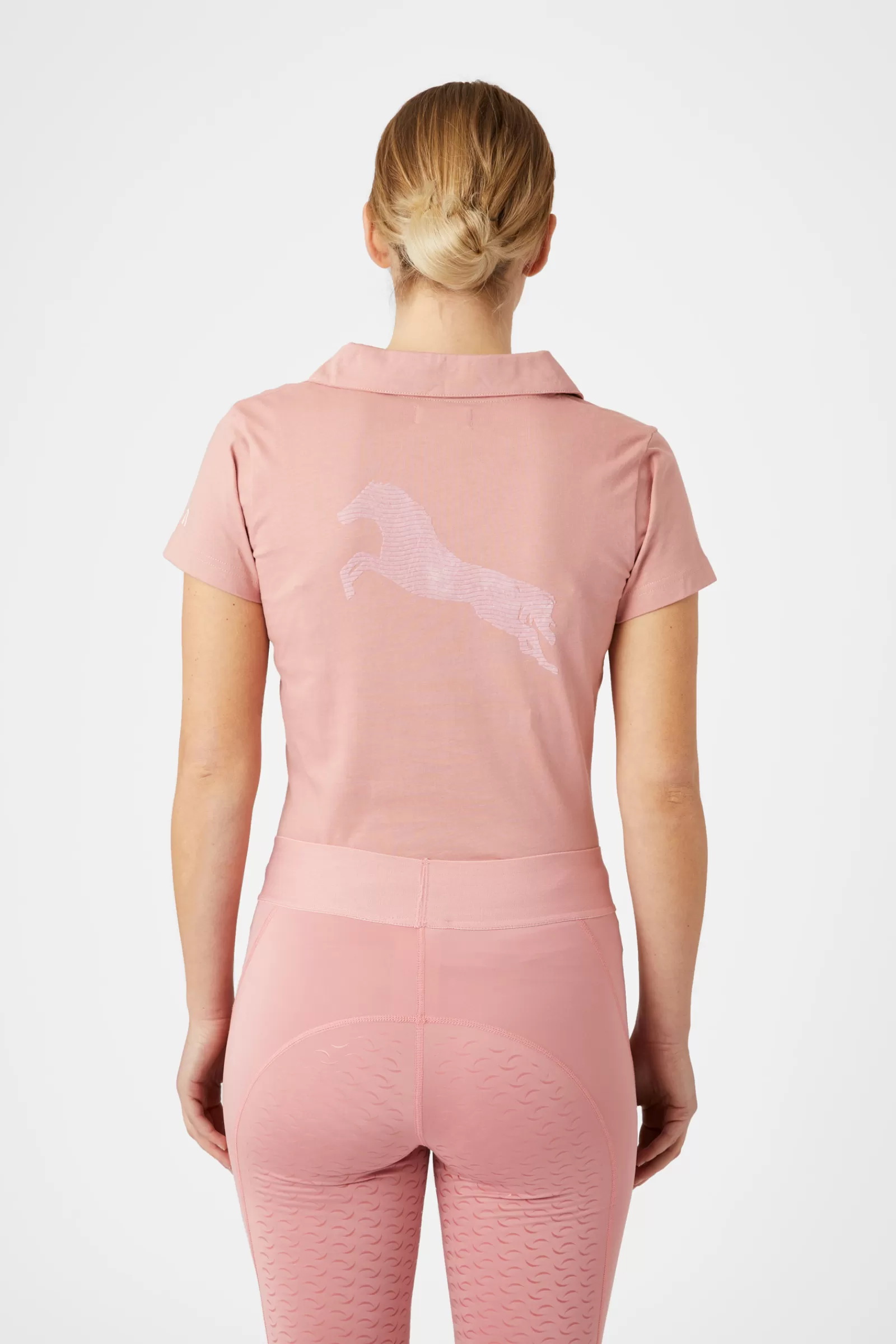 horze Polo En Jersey Kia Pour Femme Avec Imprime Dans Le Dos< Tee Shirts & Polos