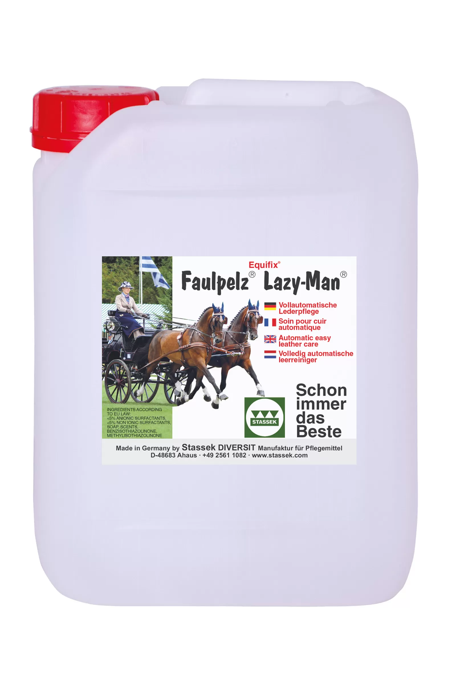 Fashion Produit D'Entretien Du Cuir Faulpelz Lazy-Man Equifix, 5 Litres Entretien Du Materiel