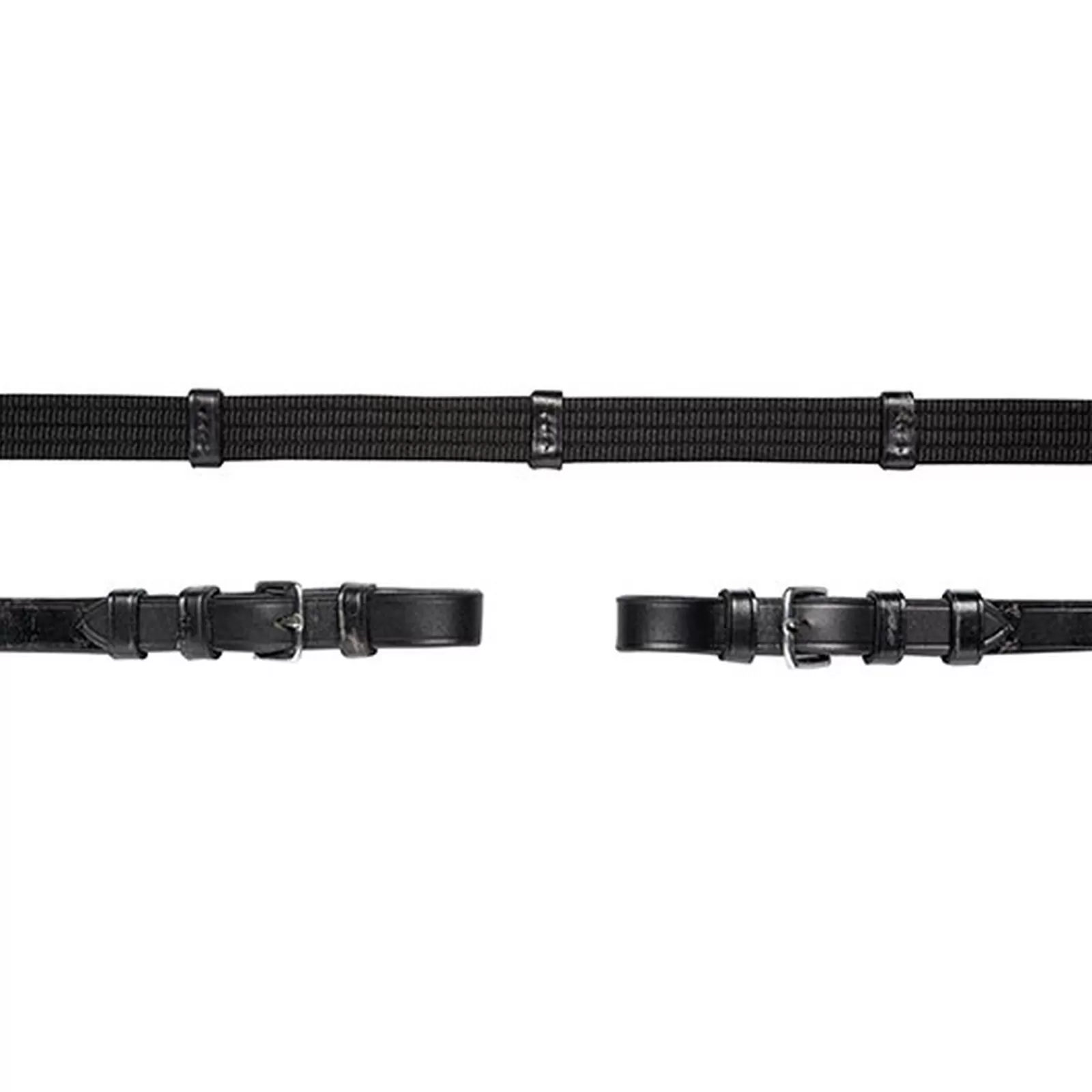 New Rênes Sangle Schockermohle Avec Boucles, 5 Arretoirs Et Arretoir De Martingale Rênes