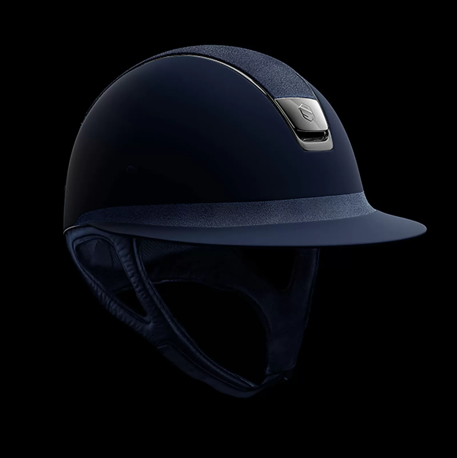 samshield Miss Shield Shadowmatt Helmet, Alcantara Black Chrome Visor (Without Liner)< Casque D'équitation