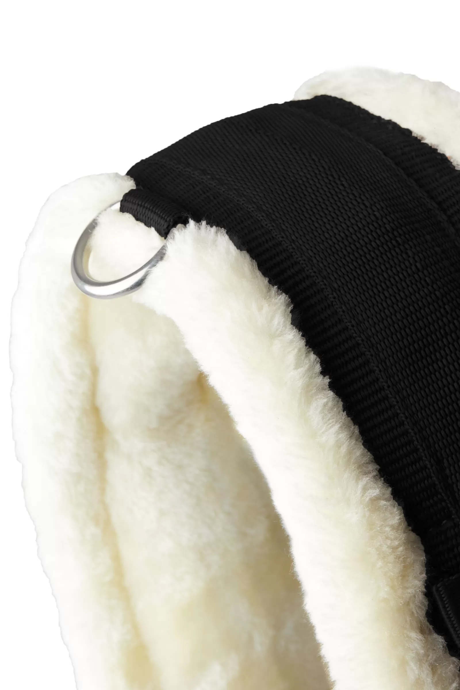 New Sangle De Dressage Tartu En Neoprene Avec Fausse Fourrure Non Amovible Sangles De Cheval