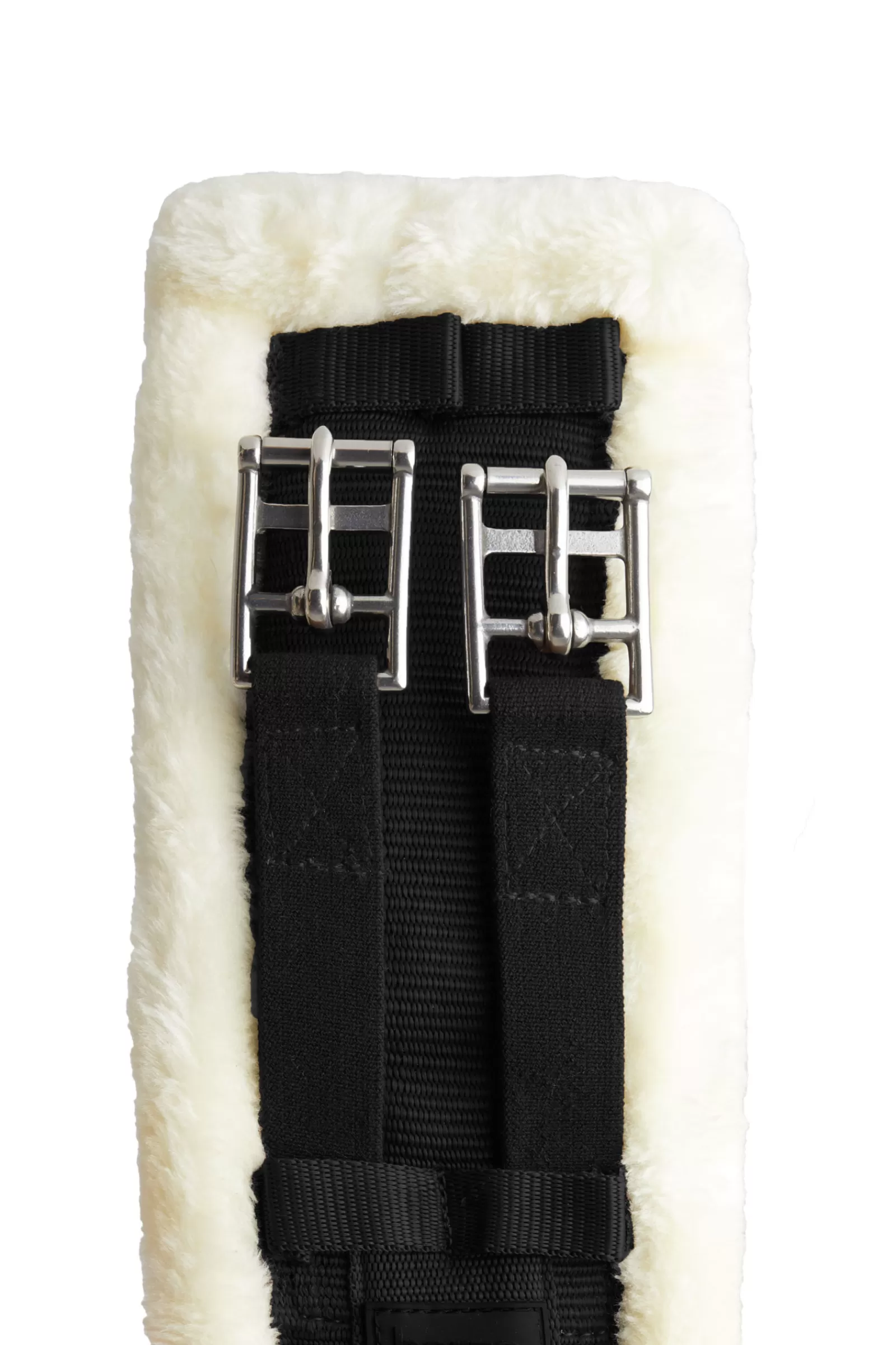 New Sangle De Dressage Tartu En Neoprene Avec Fausse Fourrure Non Amovible Sangles De Cheval