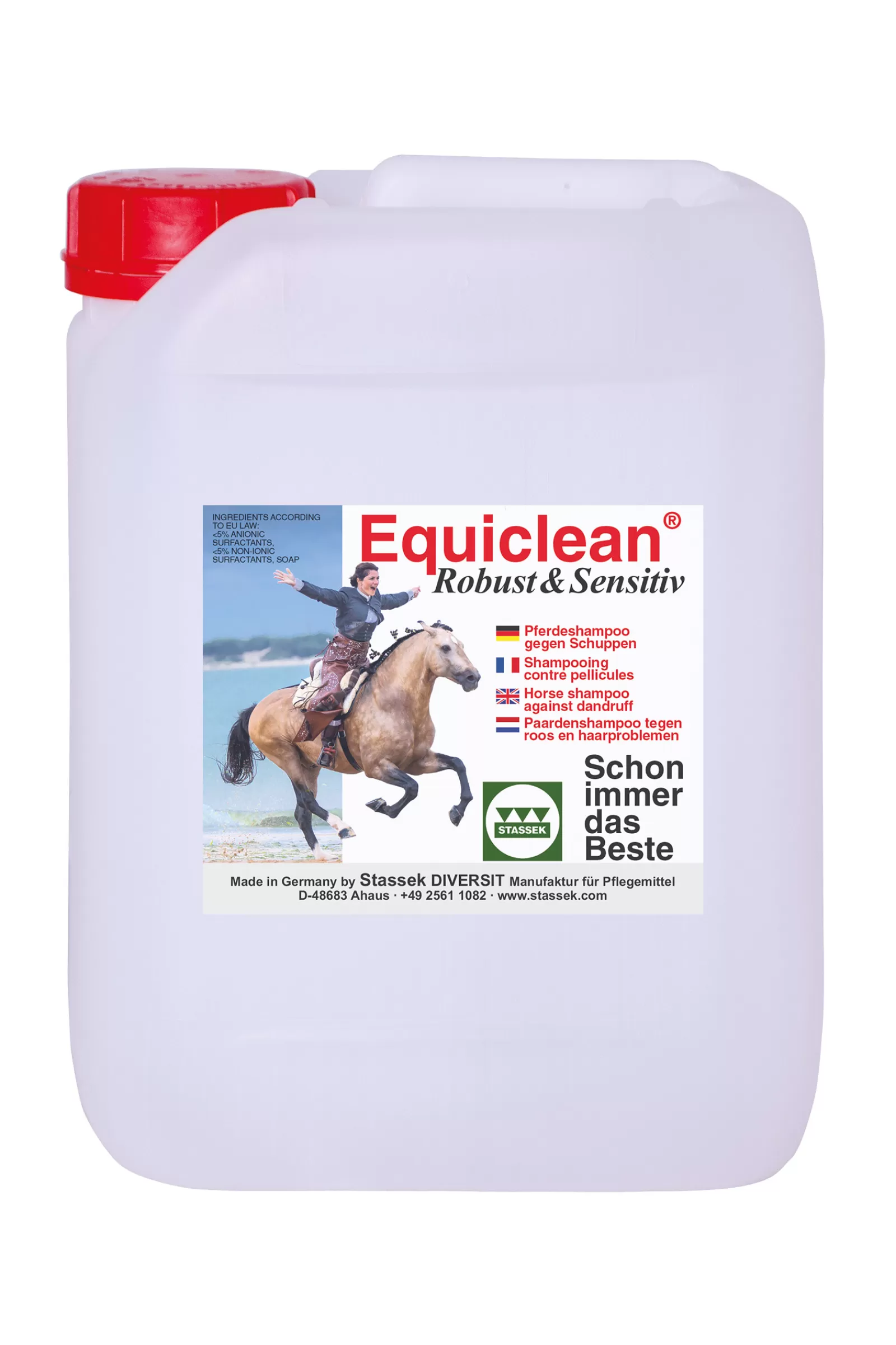 Best Sale Shampoing Special Equiclean Robuste Outdoor, 5 Litres Soins De La Fourrure, De La Peau Et De La Criniere