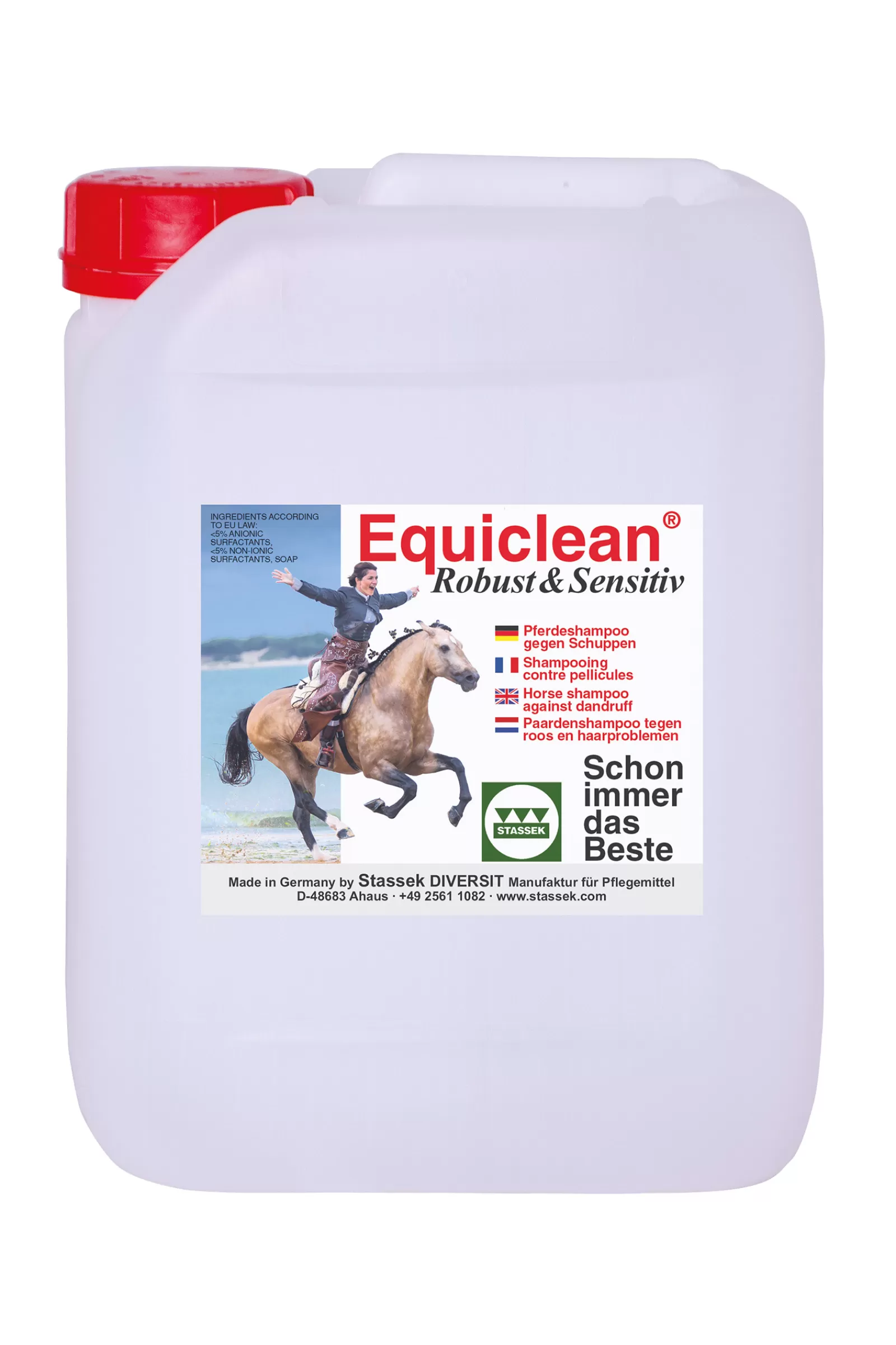 Cheap Shampoing Equiclean Robuste Outdoor, 2 Litres Soins De La Fourrure, De La Peau Et De La Criniere