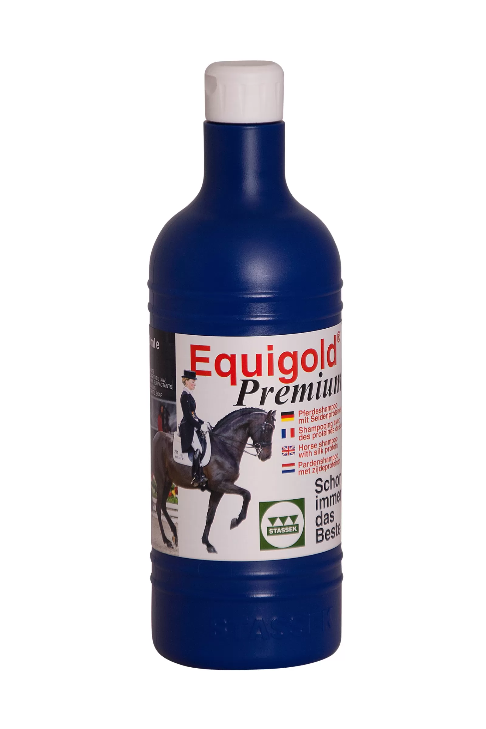 New Shampoing Equigold Avec Proteines De Soie, 750 Ml Soins De La Fourrure, De La Peau Et De La Criniere