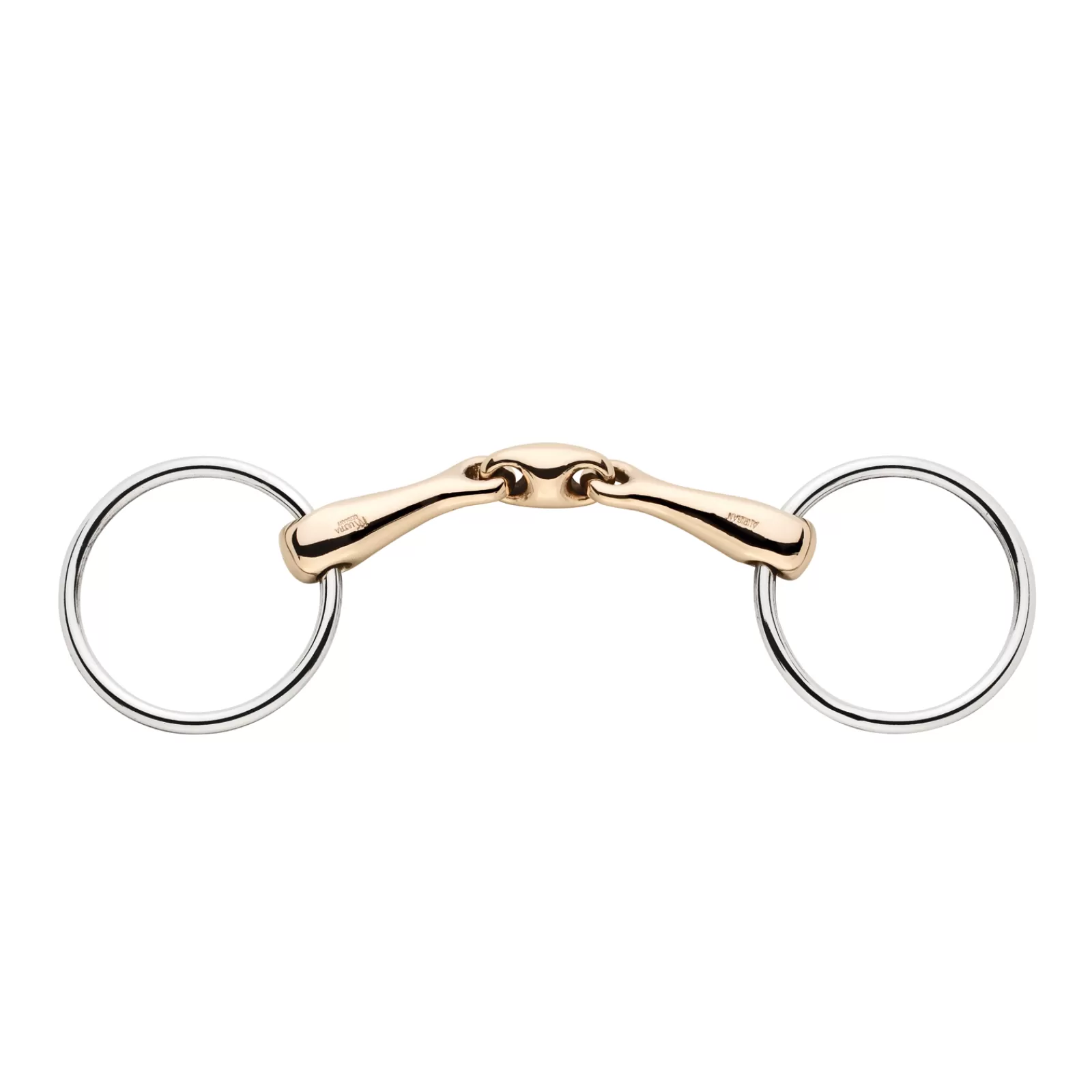 Store Kk Ultra Snaffle, Aurigan/Stainless Steel 18Mm Mors 2 Anneaux