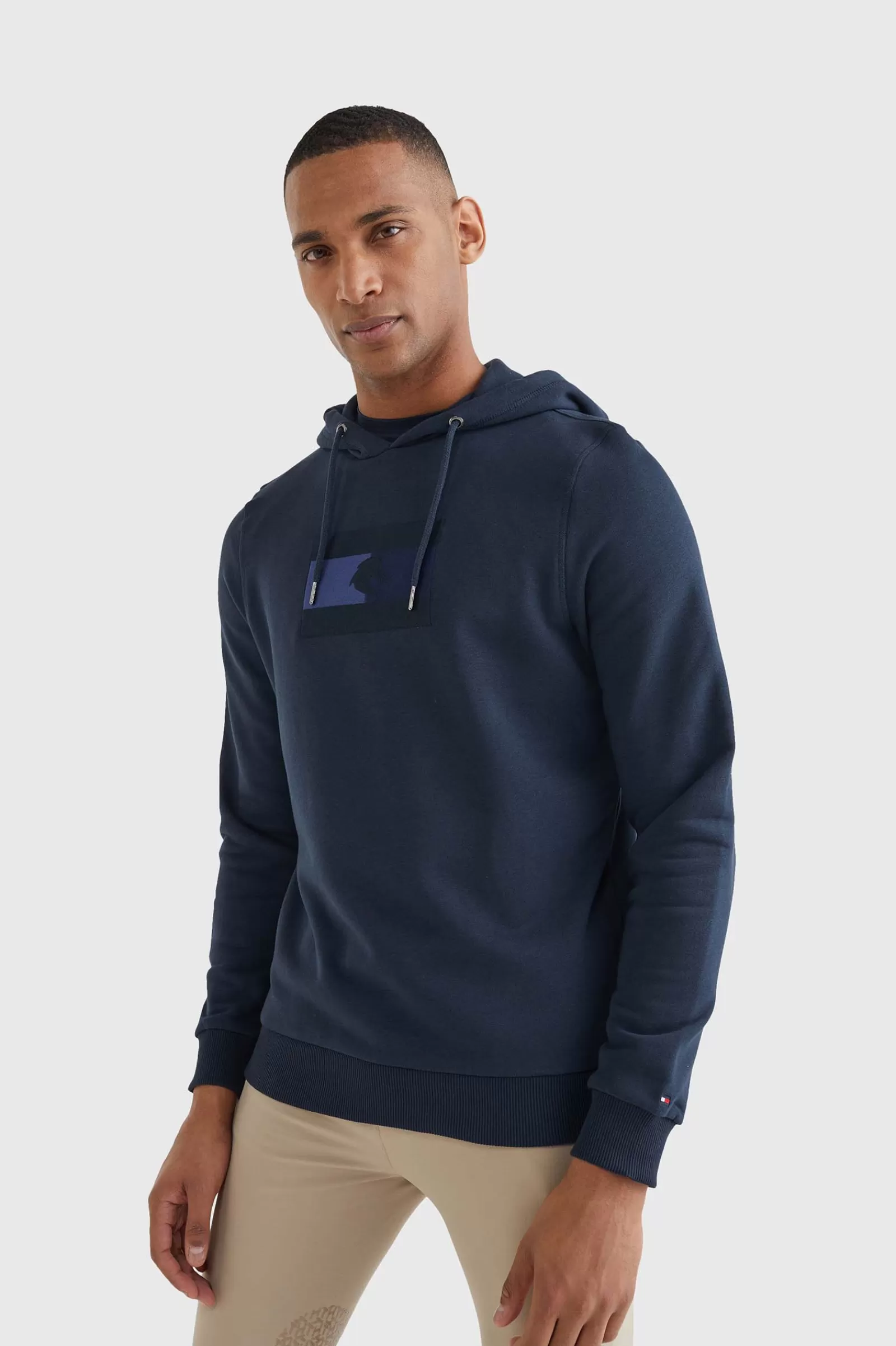 tommyhilfigerequestrian Sweat A Capuche A Logo Brode Tommy Hilfiger Equestrian, Homme< T-Shirts & Polos D'équitation