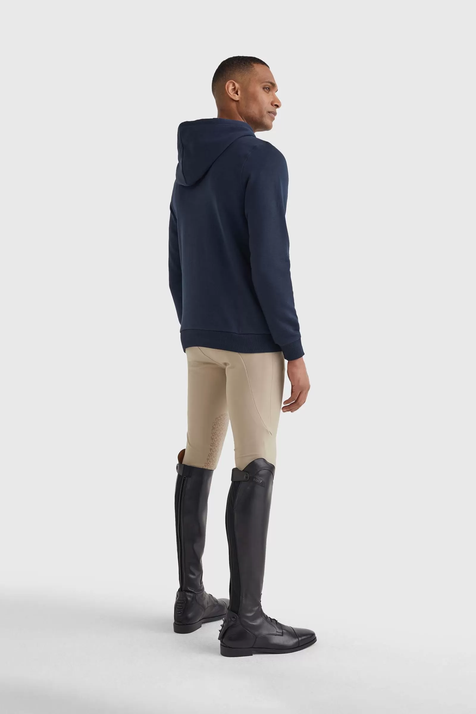 tommyhilfigerequestrian Sweat A Capuche A Logo Brode Tommy Hilfiger Equestrian, Homme< T-Shirts & Polos D'équitation