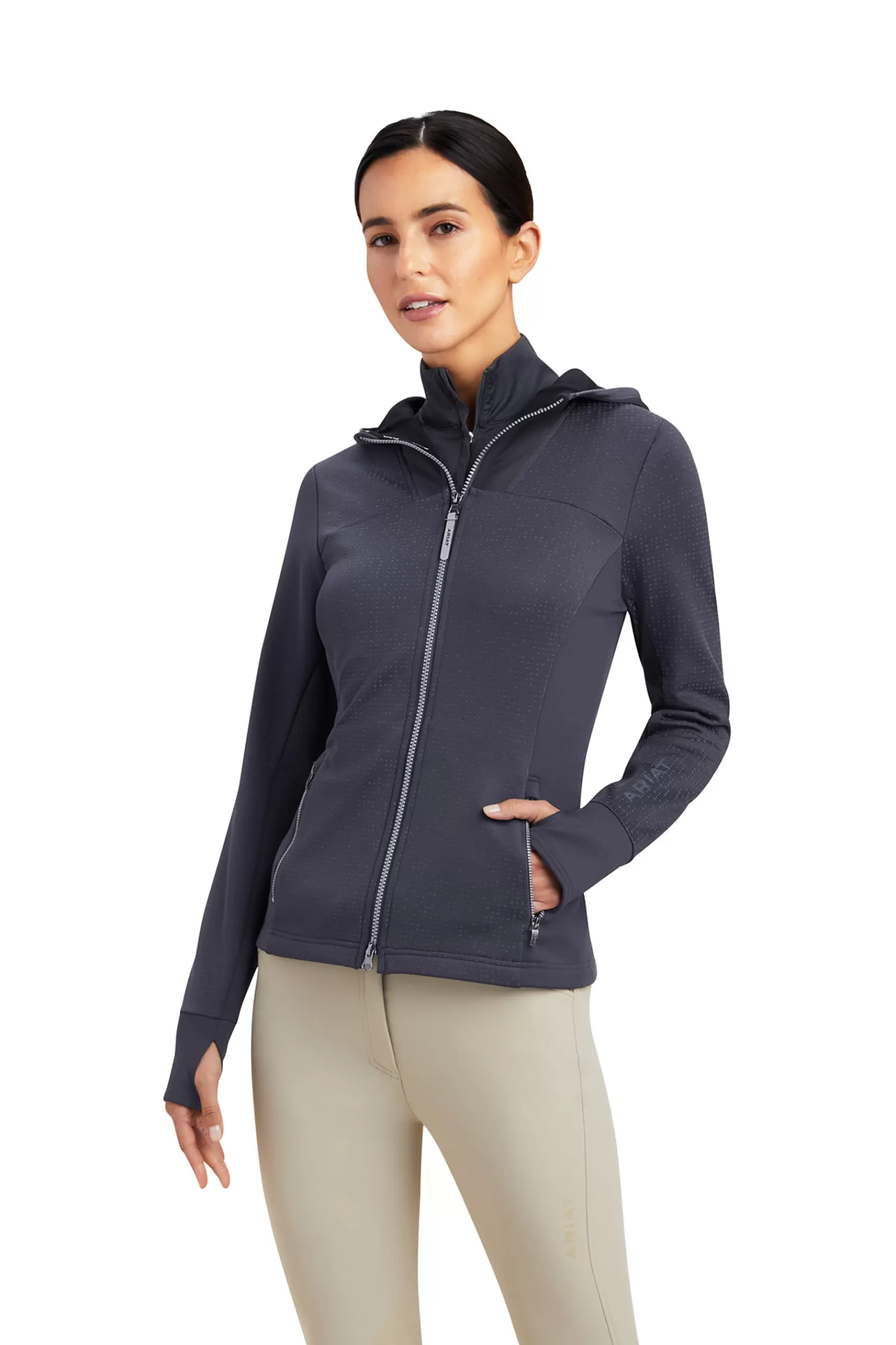ariat Sweat A Capuche Entierement Zippe Lumina Pour Femme< Pulls & Sweat