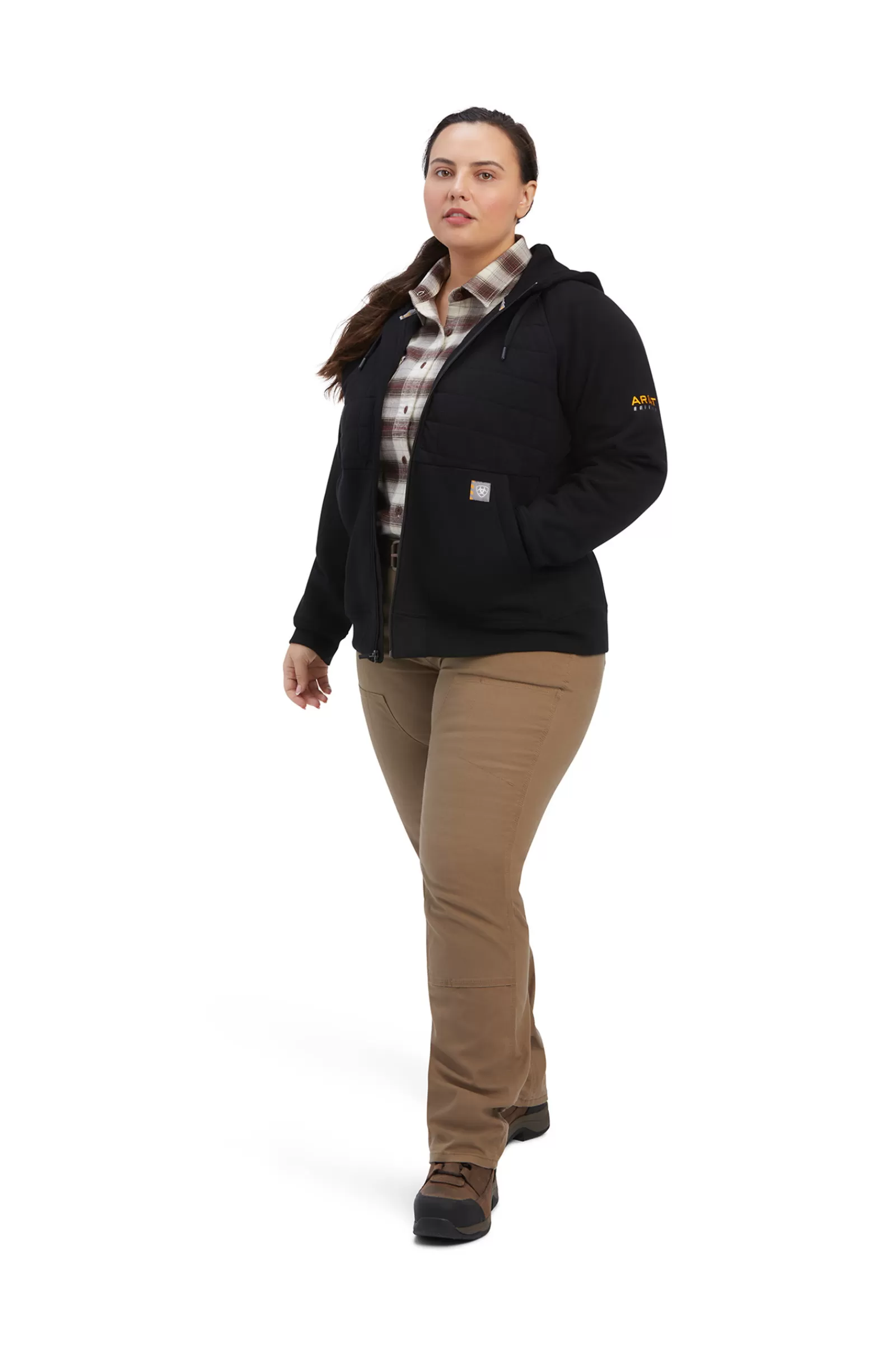 ariat Sweat A Capuche Entierement Zippe Rebar Regulator Pour Femme< Pulls & Sweat
